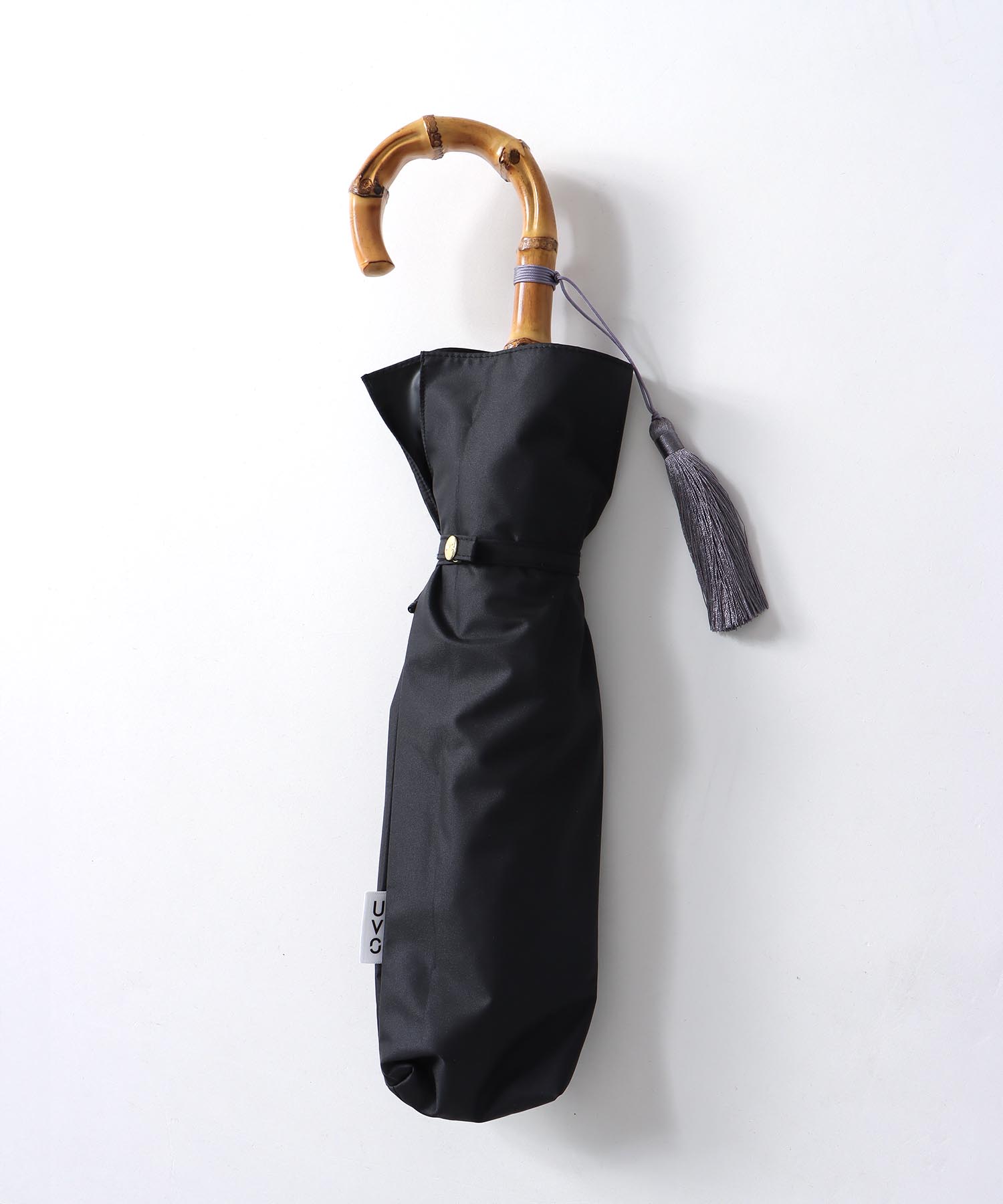 【Wpc.】UVO 完全遮光2段無地タッセル mini/ 晴雨兼用