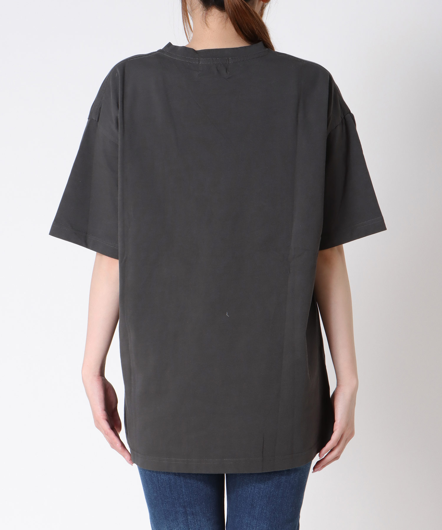 〔お家で試着〕モチーフプリントビッグTシャツ