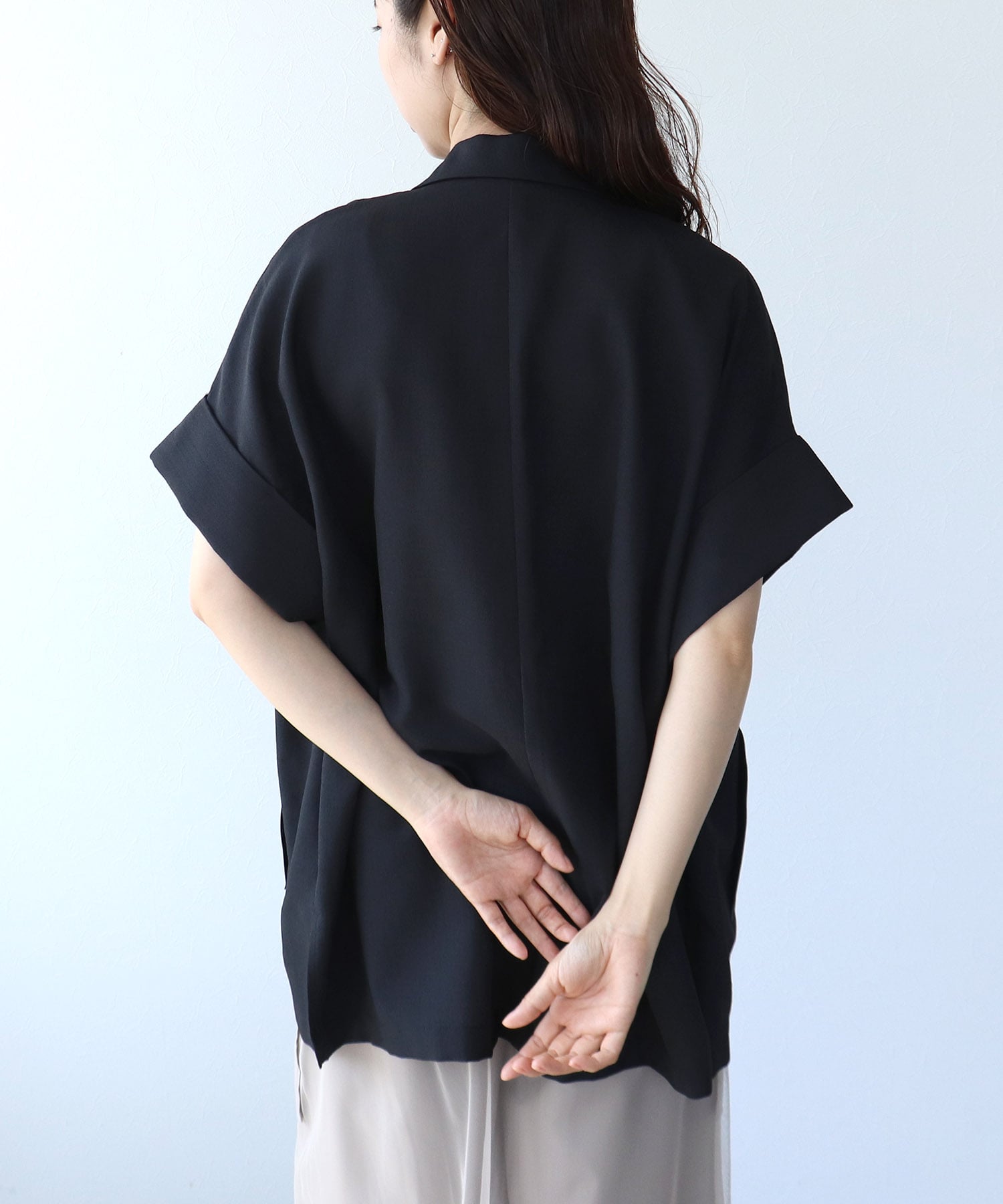 シングルドルマン半袖ジャケット