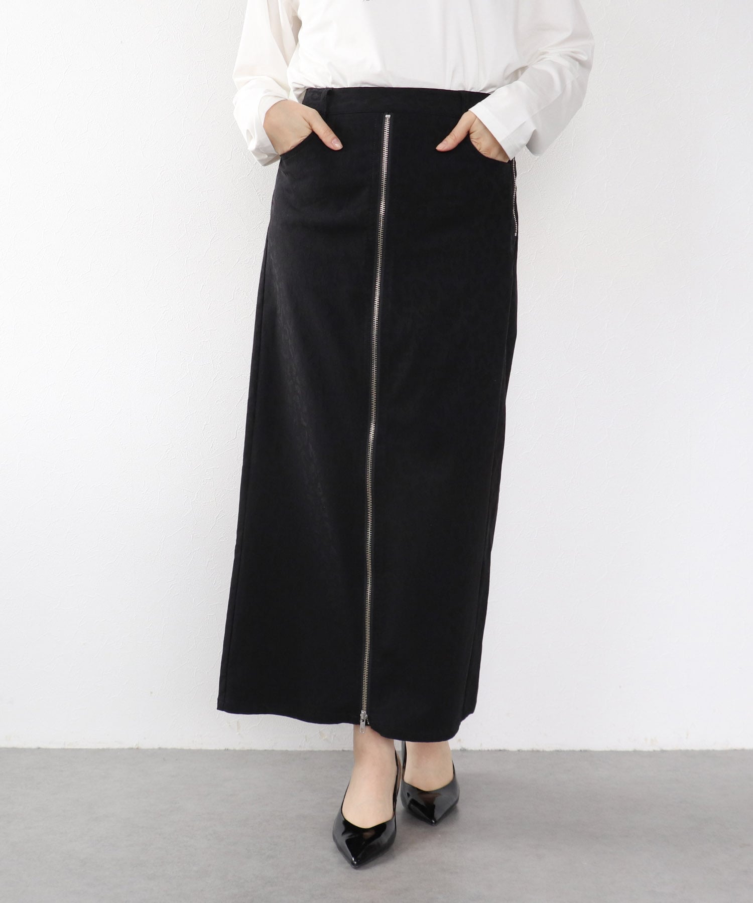 フロントジップ２WAYパンツ