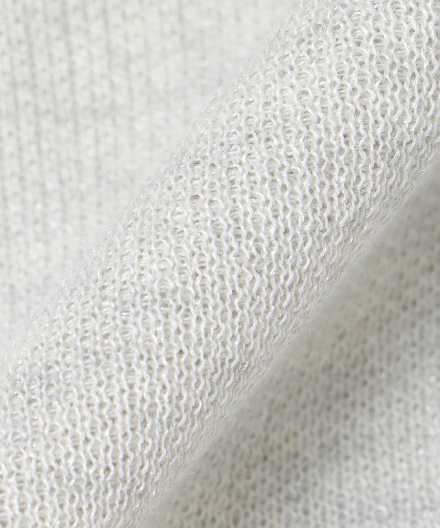 ラメ総針ニットプルオーバー