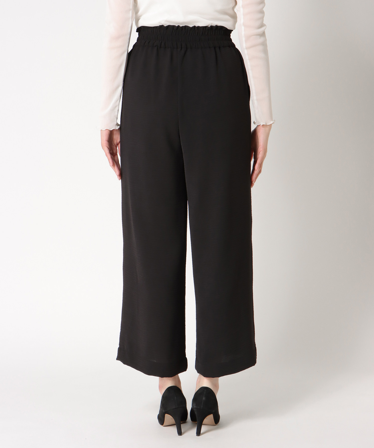 麻ライクリラックスパンツ