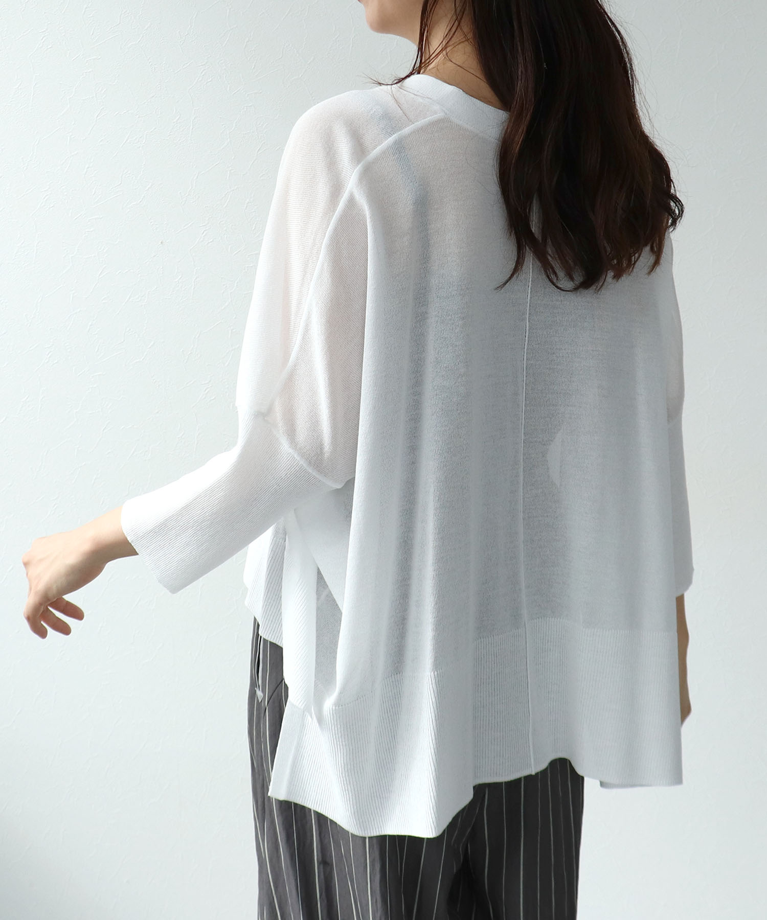 UVサラサラBOXシルエットカーディガン