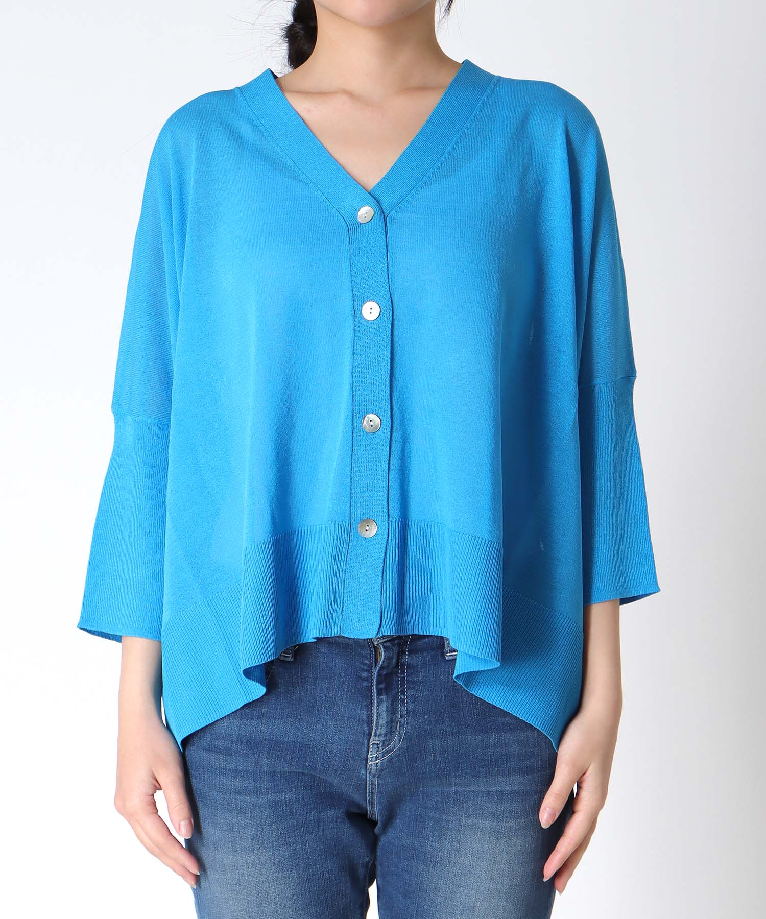 UVサラサラBOXシルエットカーディガン