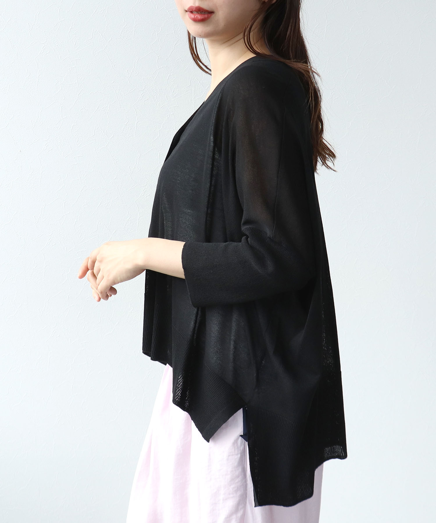 UVサラサラBOXシルエットカーディガン