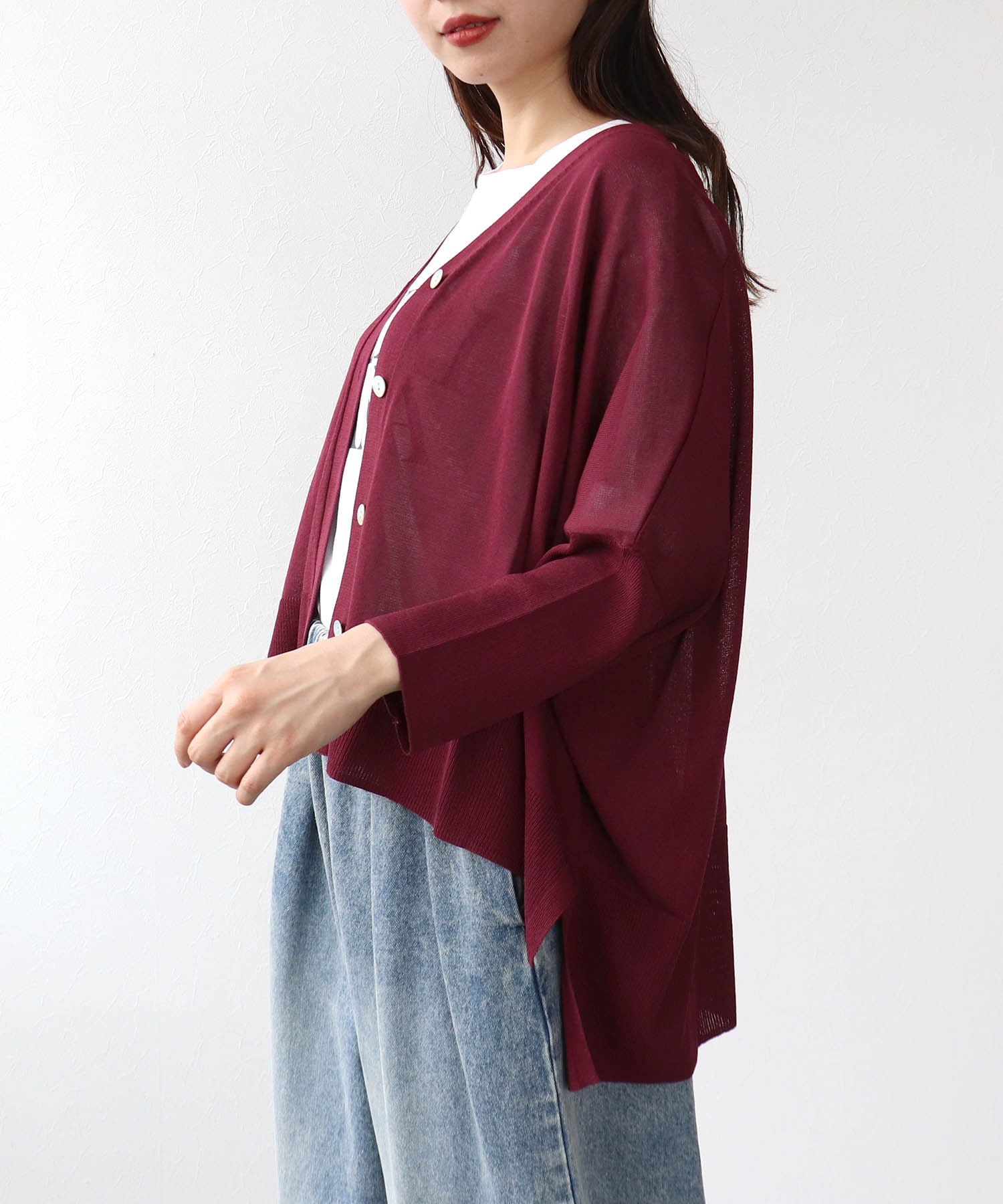 ＵＶサラサラBOXシルエットカーディガン