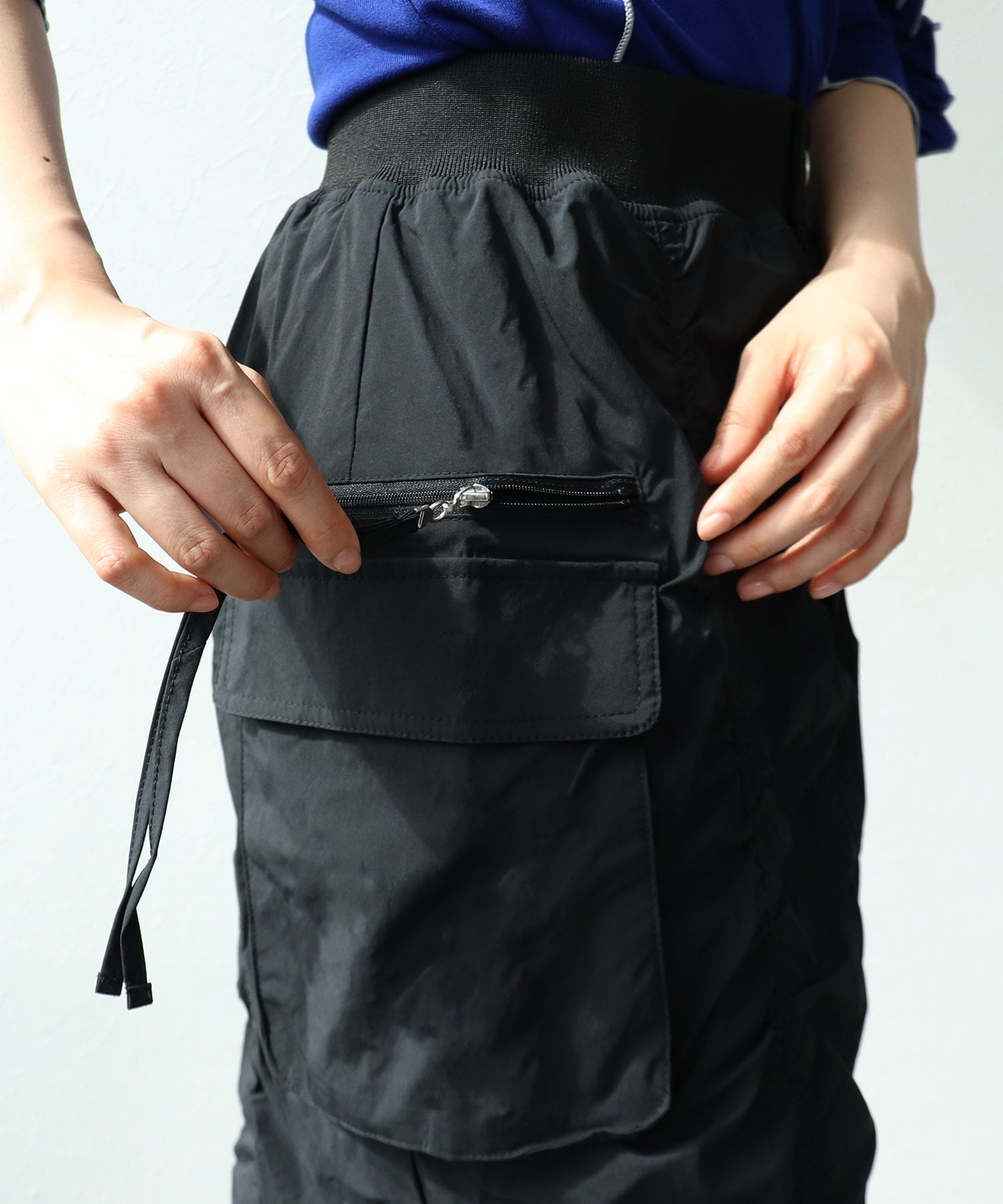 シャーリングミリタリースカート