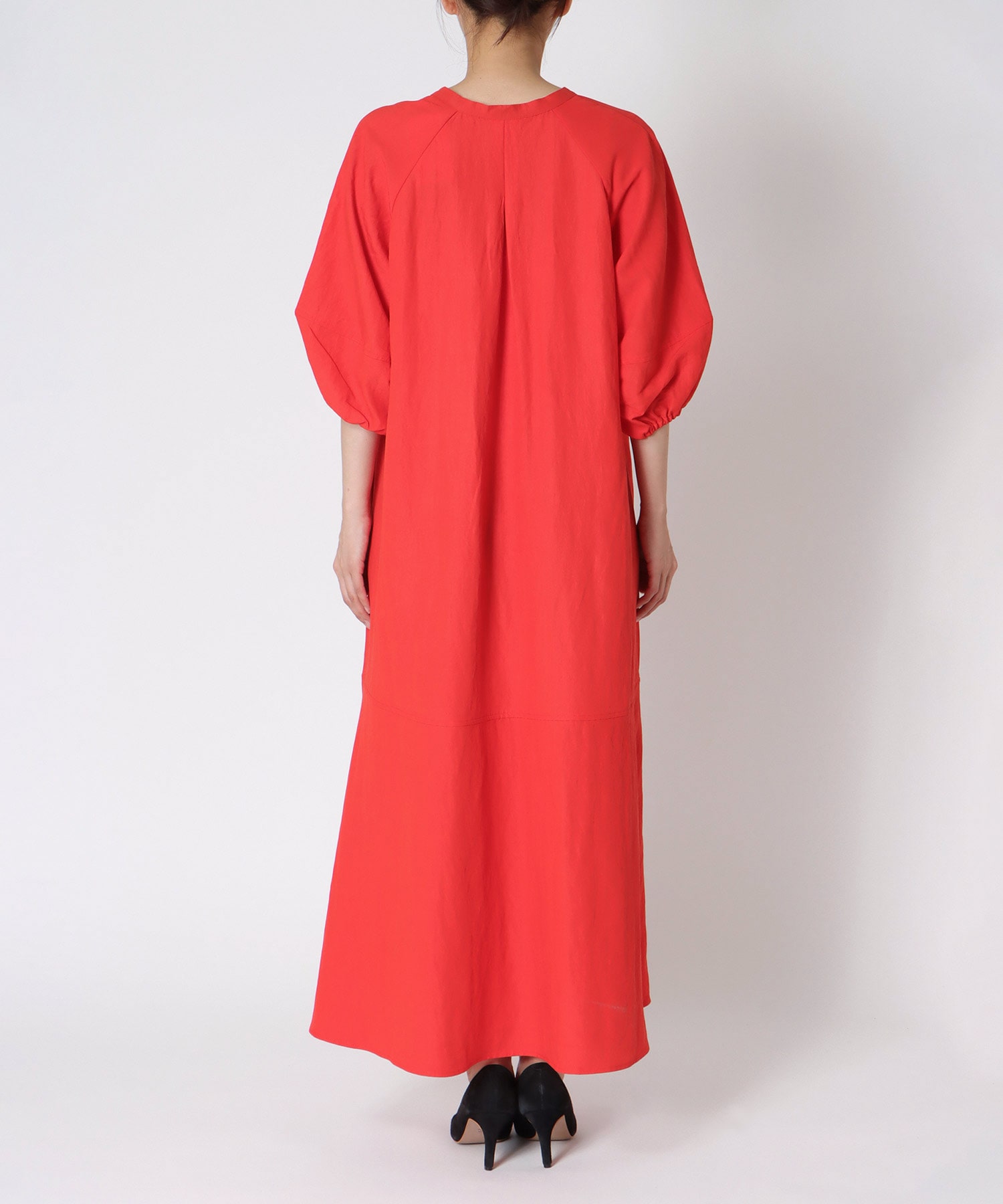 袖ボリュームワンピース