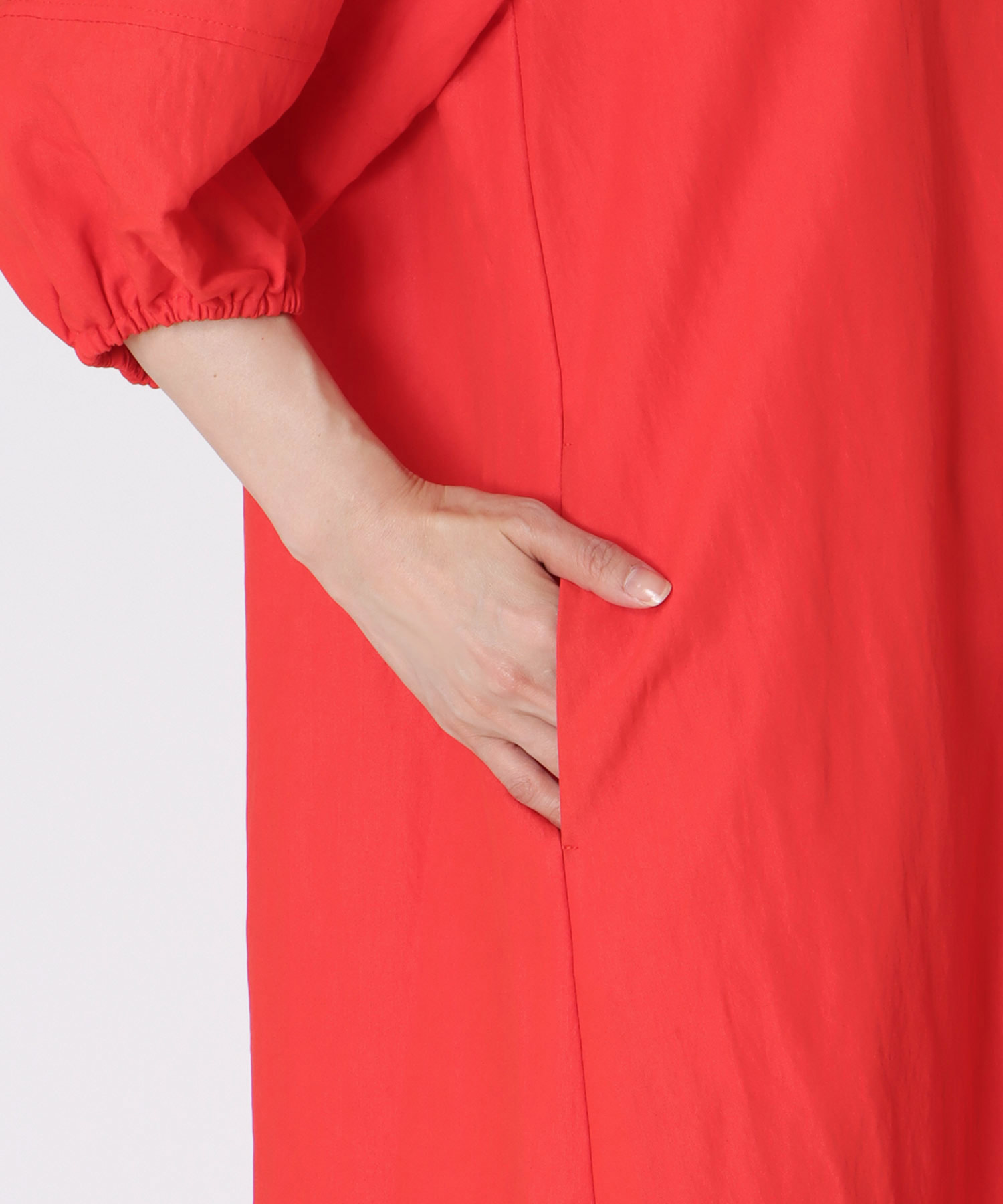 袖ボリュームワンピース