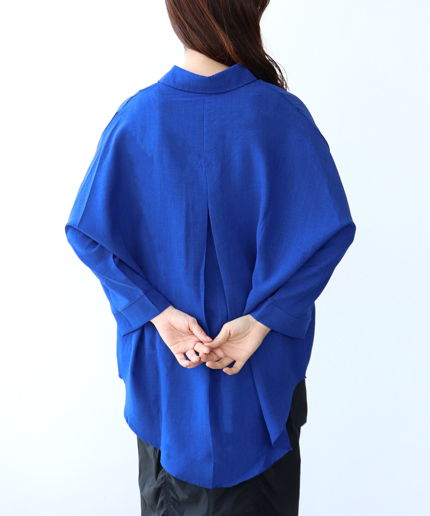 麻ライクシャツチュニック