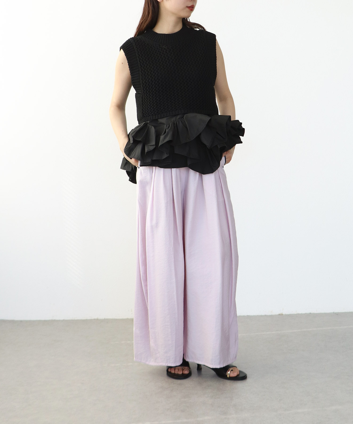 チュニックセットニット