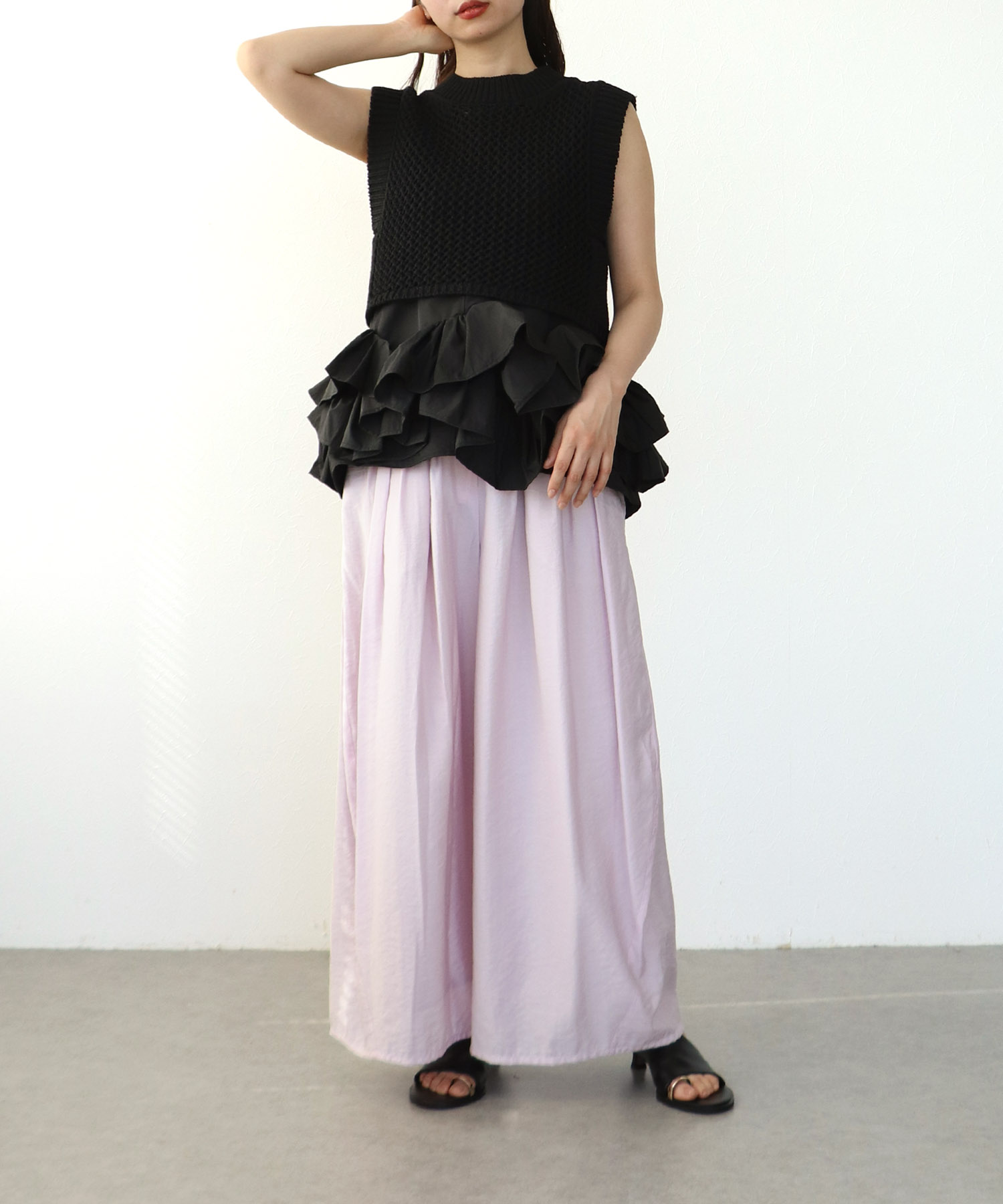 チュニックセットニット