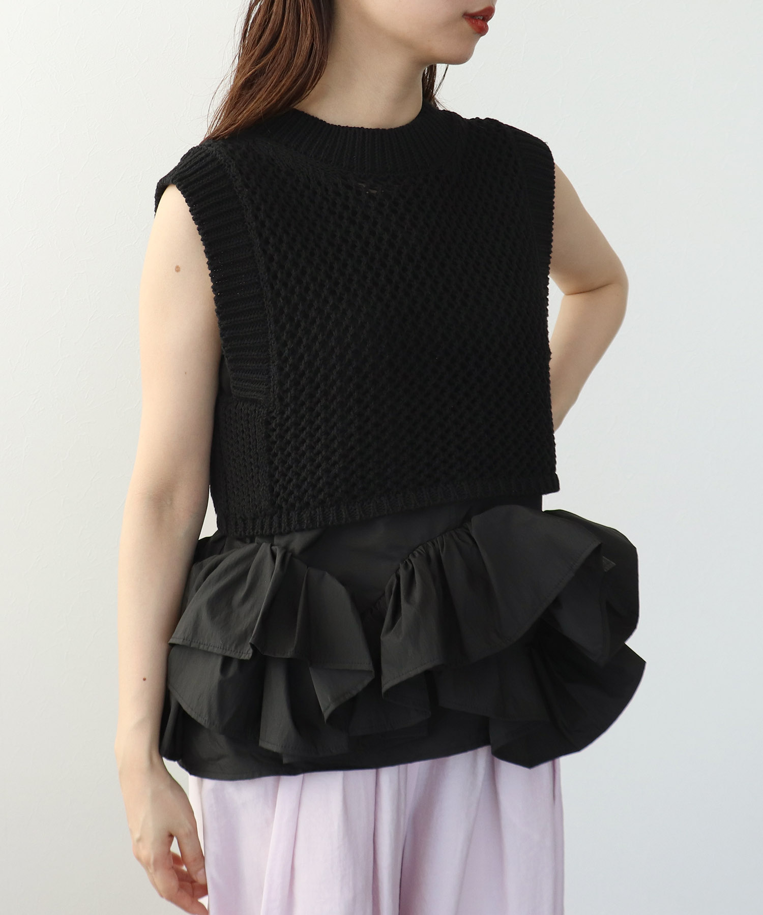 チュニックセットニット