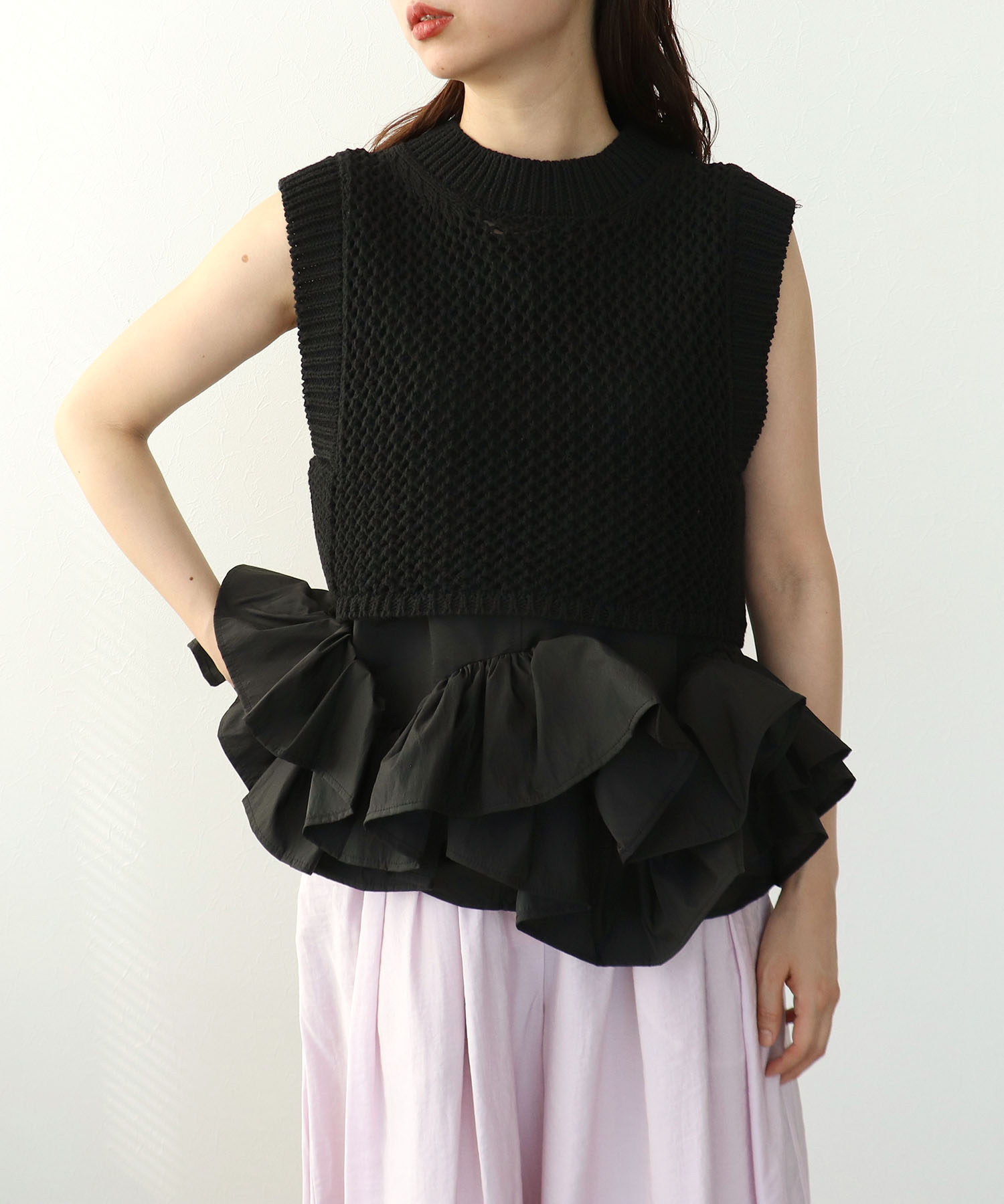 チュニックセットニット