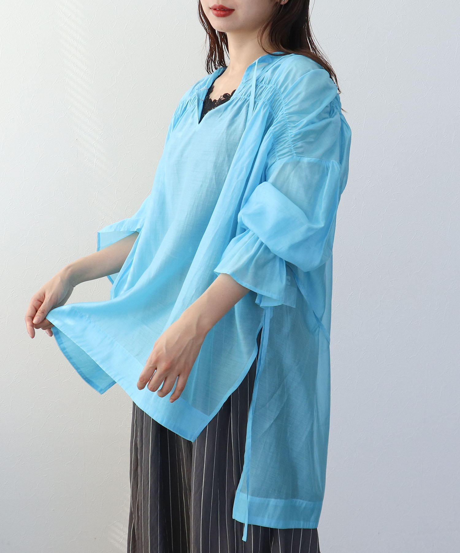 コットンシルクブラウス（別注）