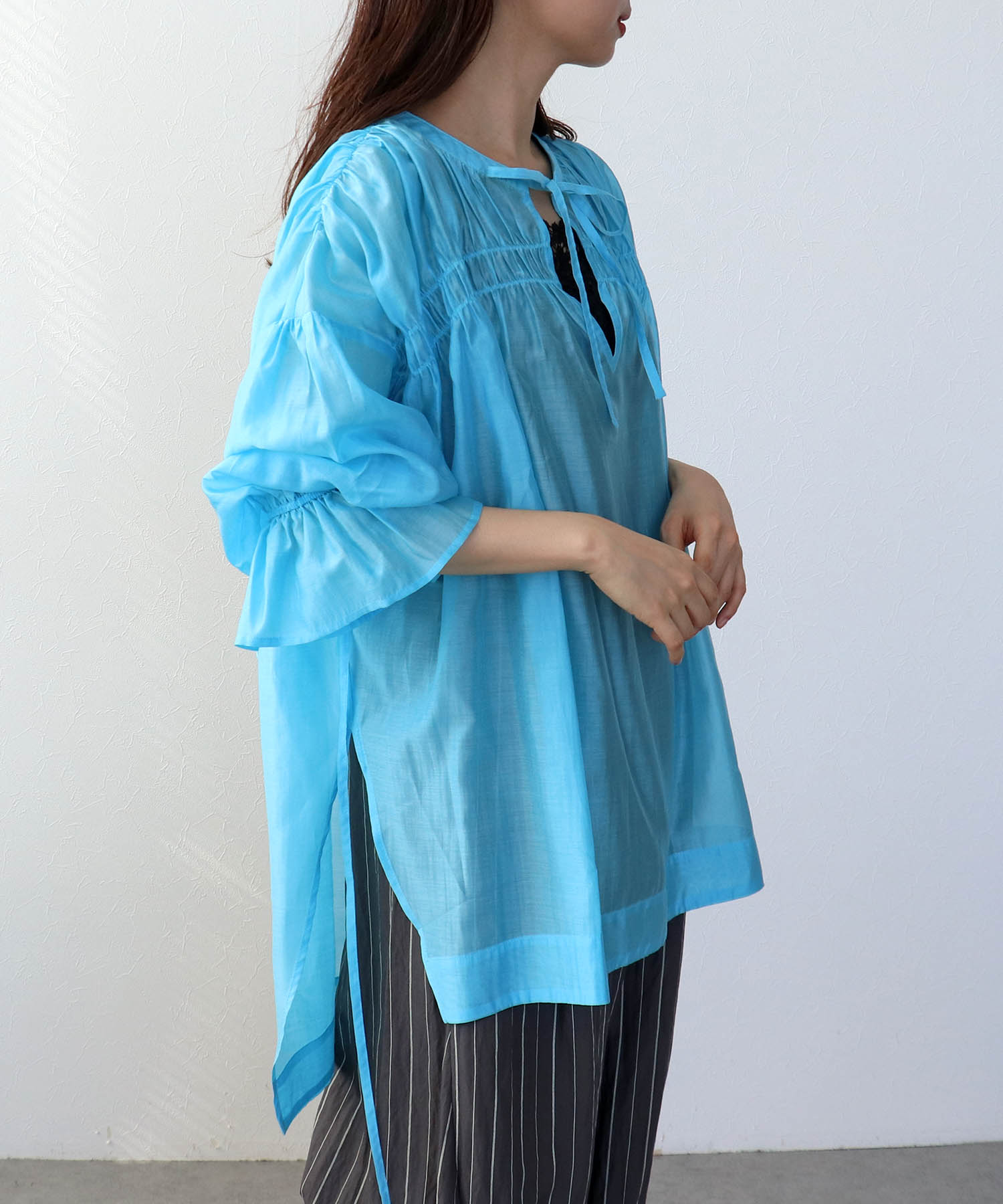 コットンシルクブラウス（別注）