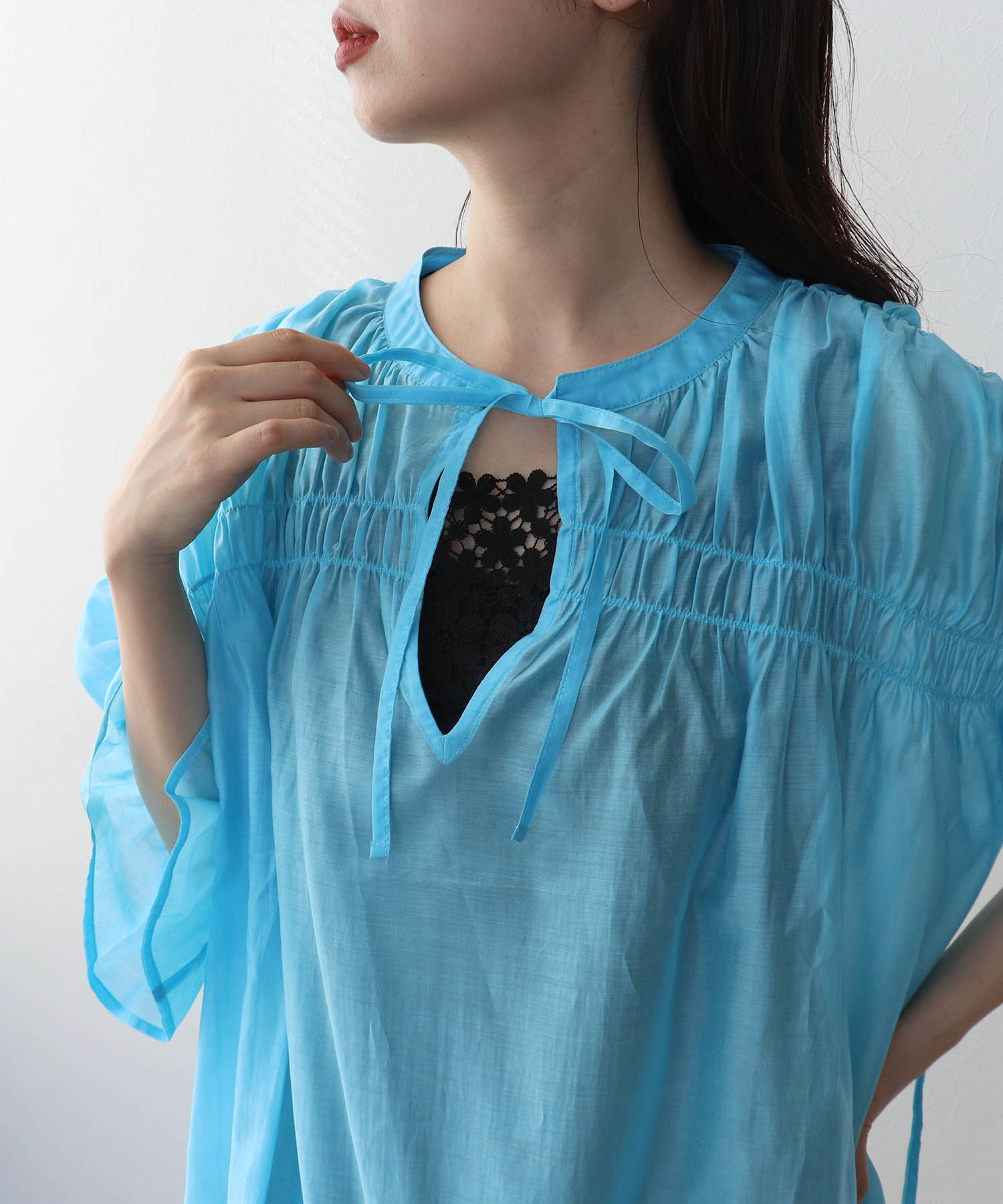 コットンシルクブラウス（別注）