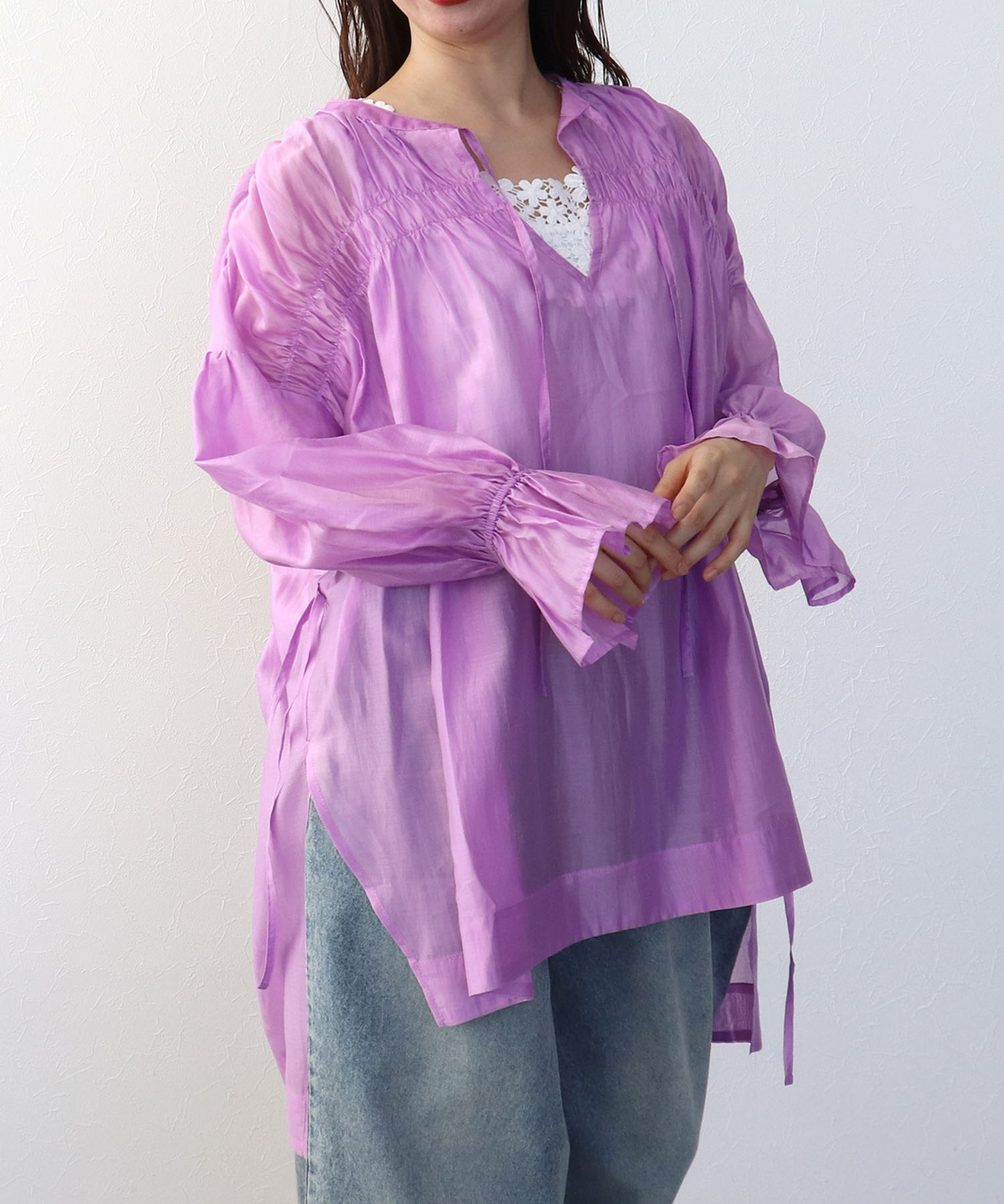 コットンシルクブラウス（別注）