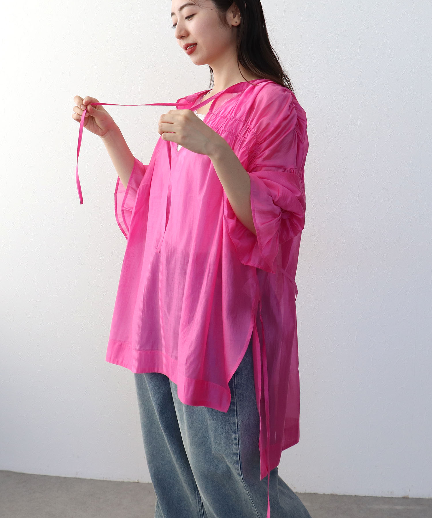 コットンシルクブラウス（別注）