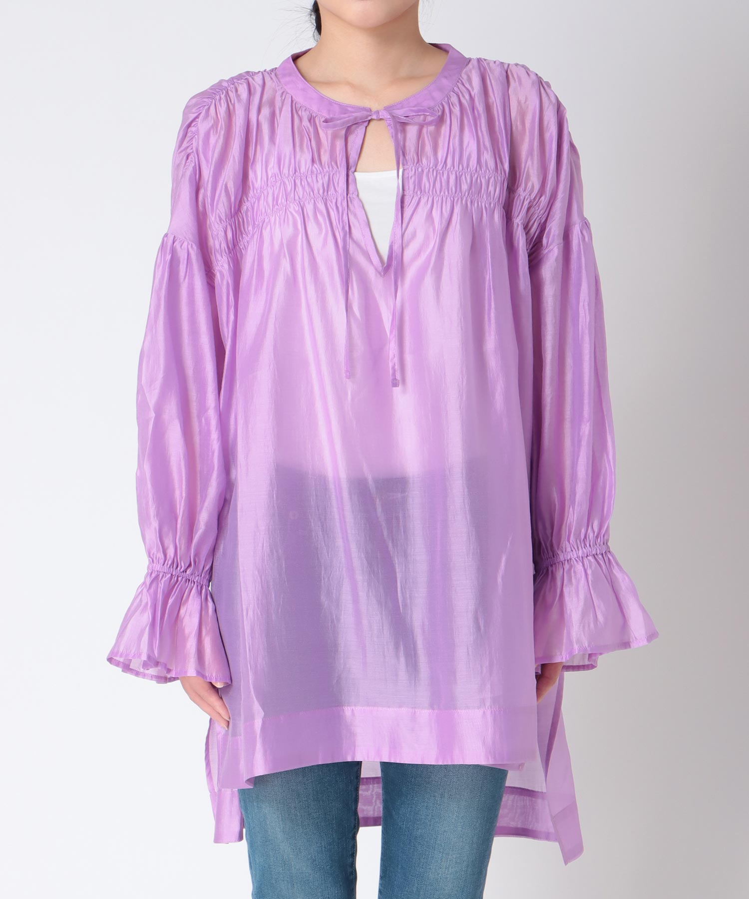 コットンシルクブラウス（別注）