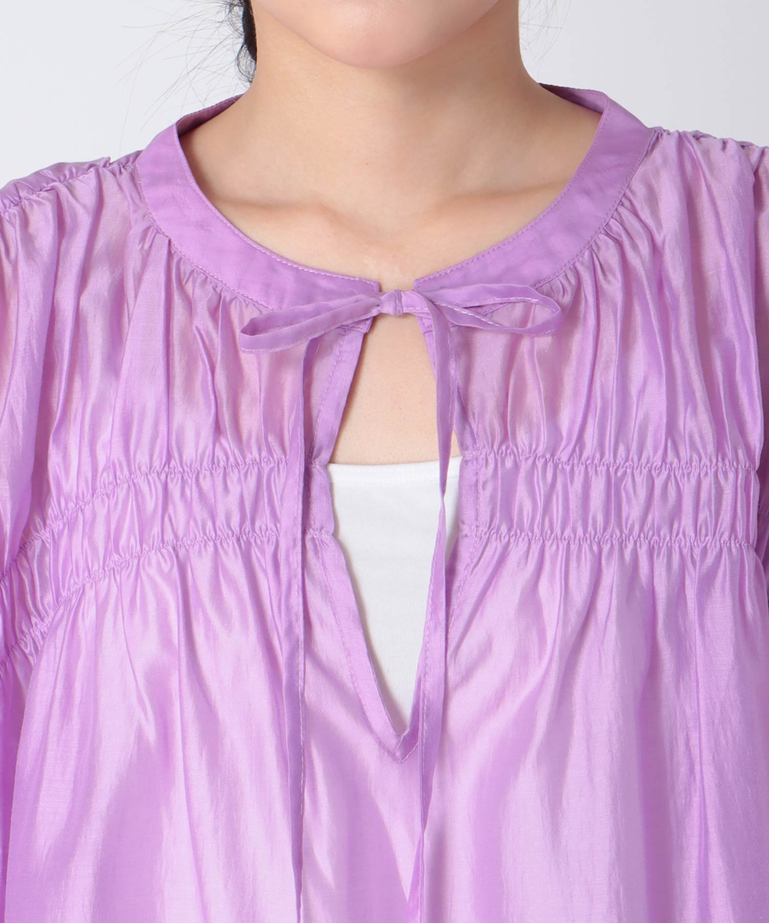 コットンシルクブラウス（別注）