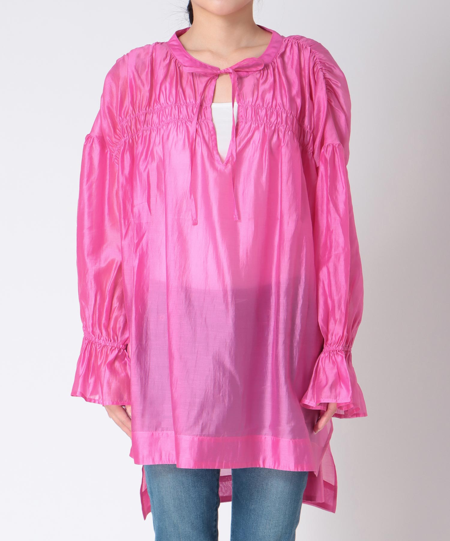 コットンシルクブラウス（別注）