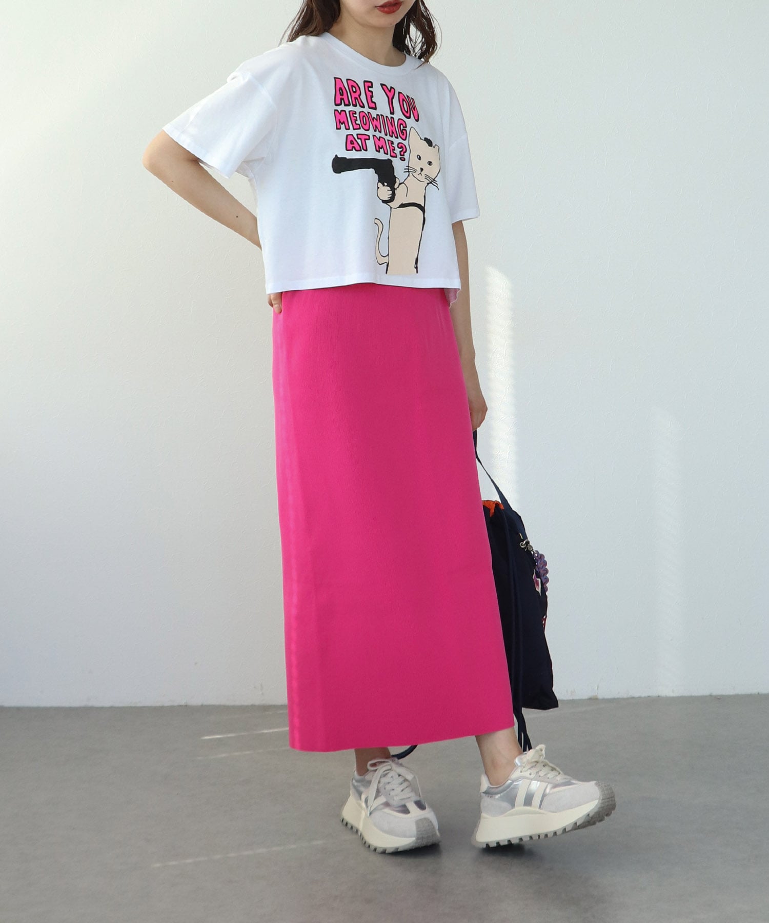 バックスリットリブナロースカート (別注)