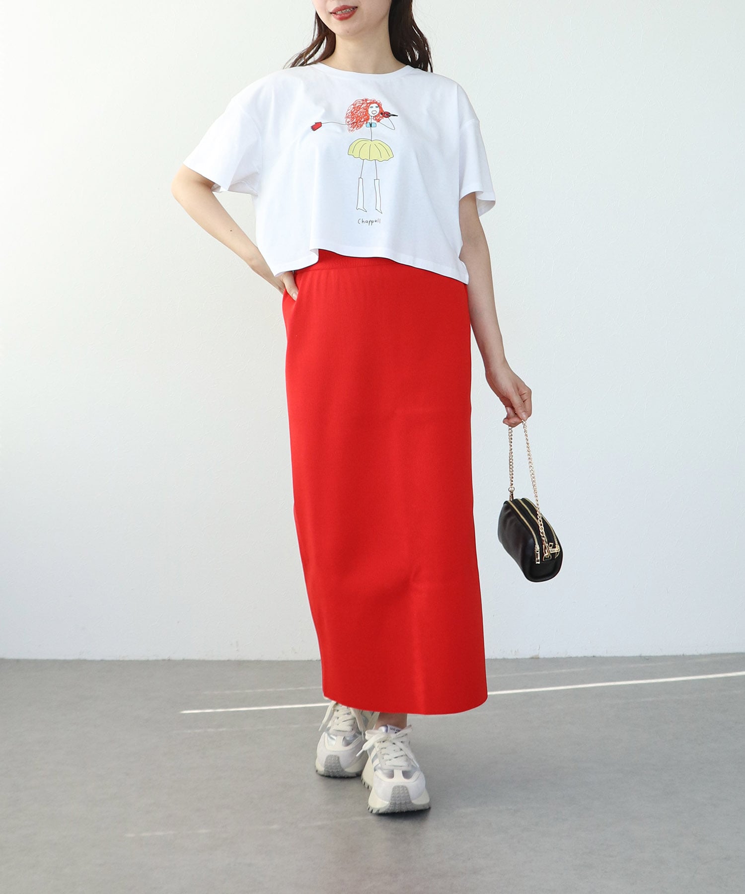 バックスリットリブナロースカート (別注)