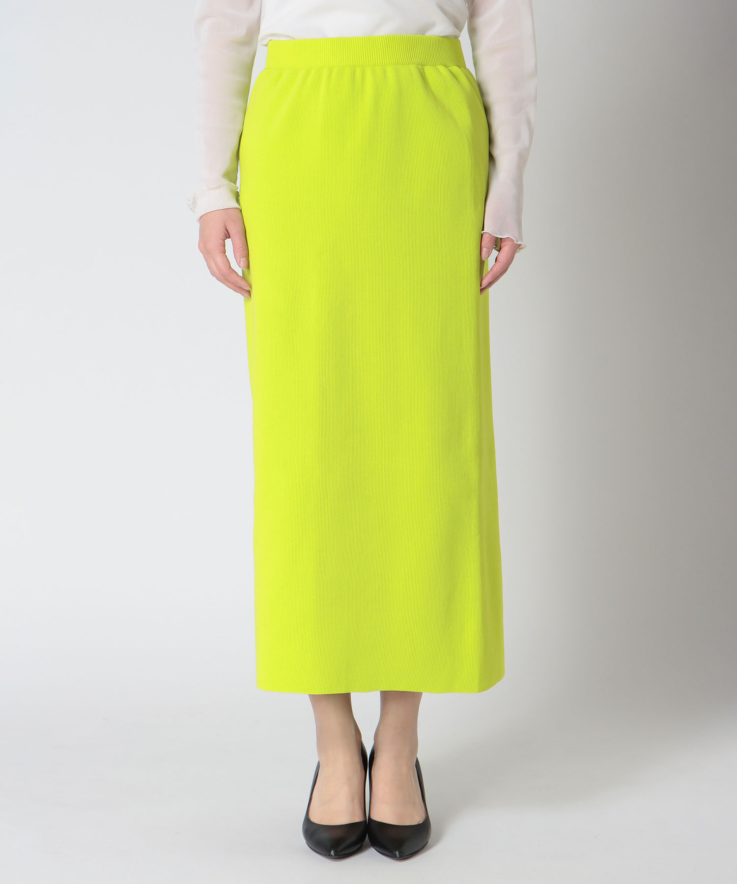 バックスリットリブナロースカート (別注)