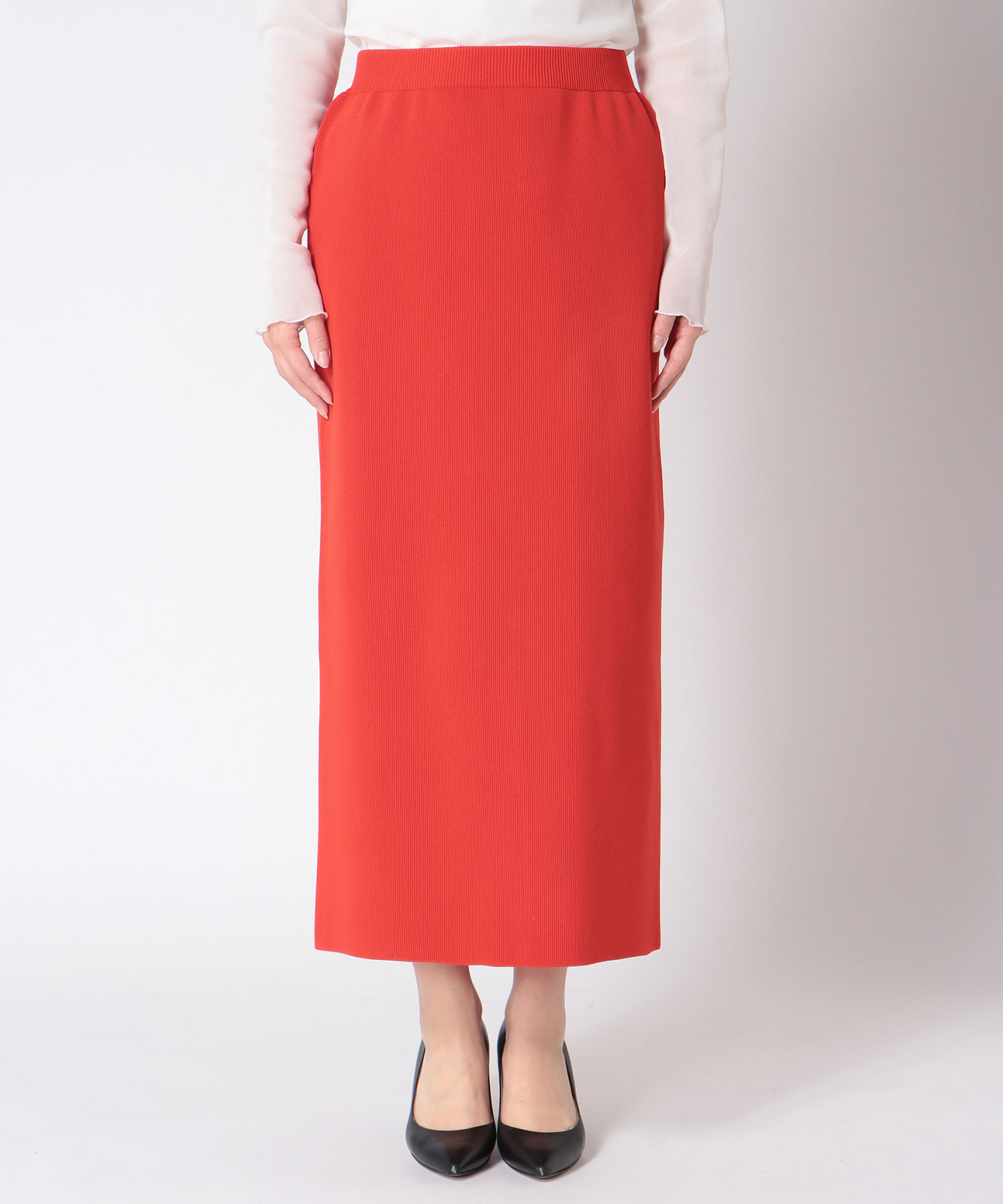 バックスリットリブナロースカート (別注)