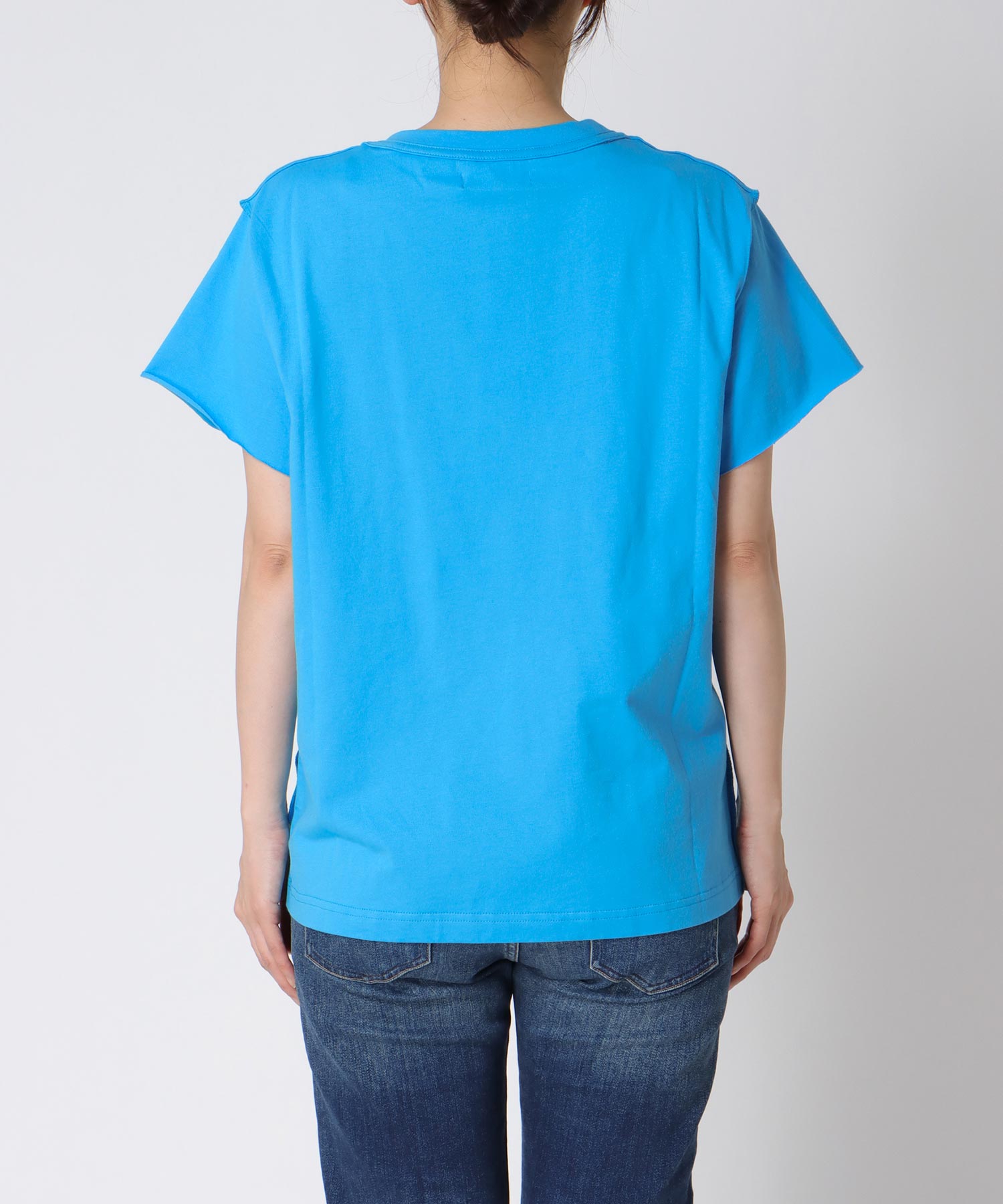 アニマル刺繍プリントＴシャツ