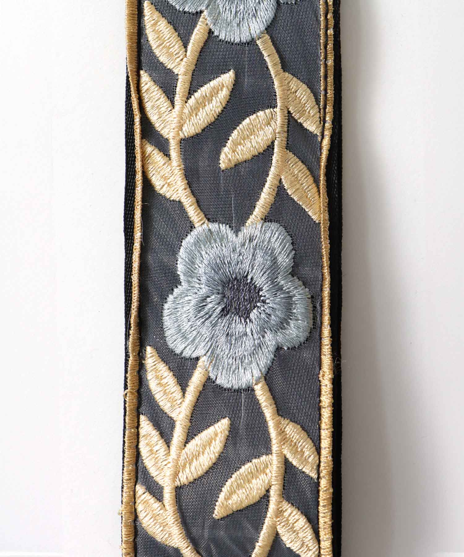 刺繍フラワー2WAYショルダーストラップ