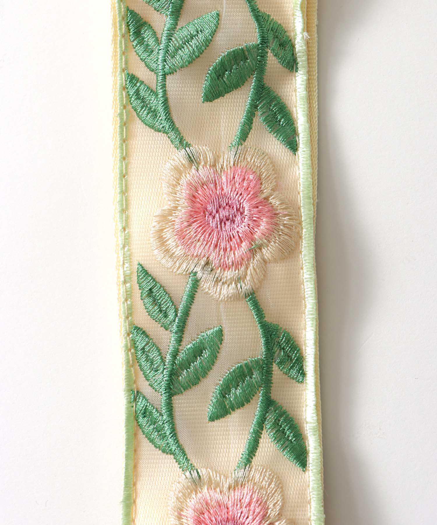 刺繍フラワー2WAYショルダーストラップ