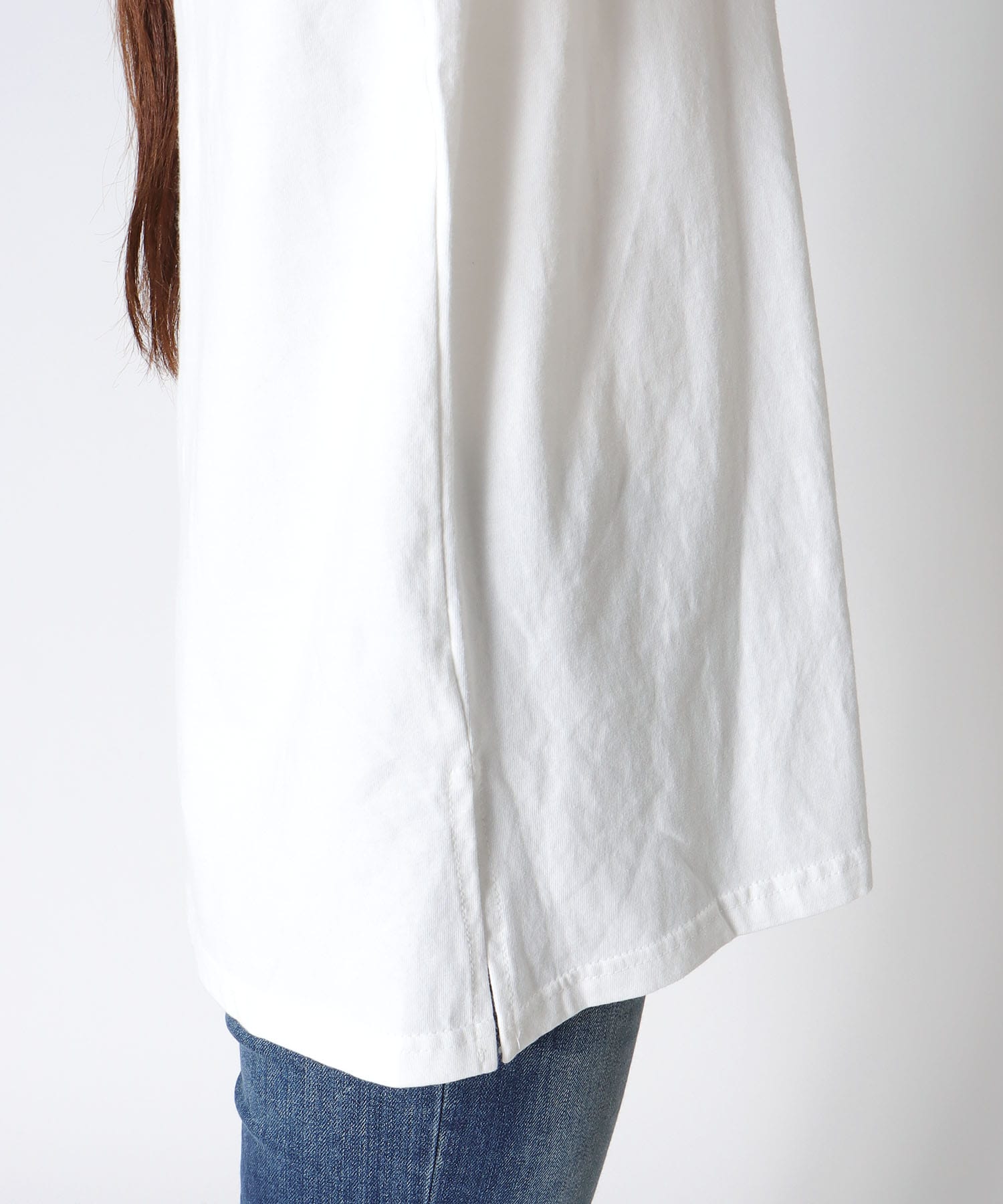 手書きパイル刺繍BIG Tシャツ