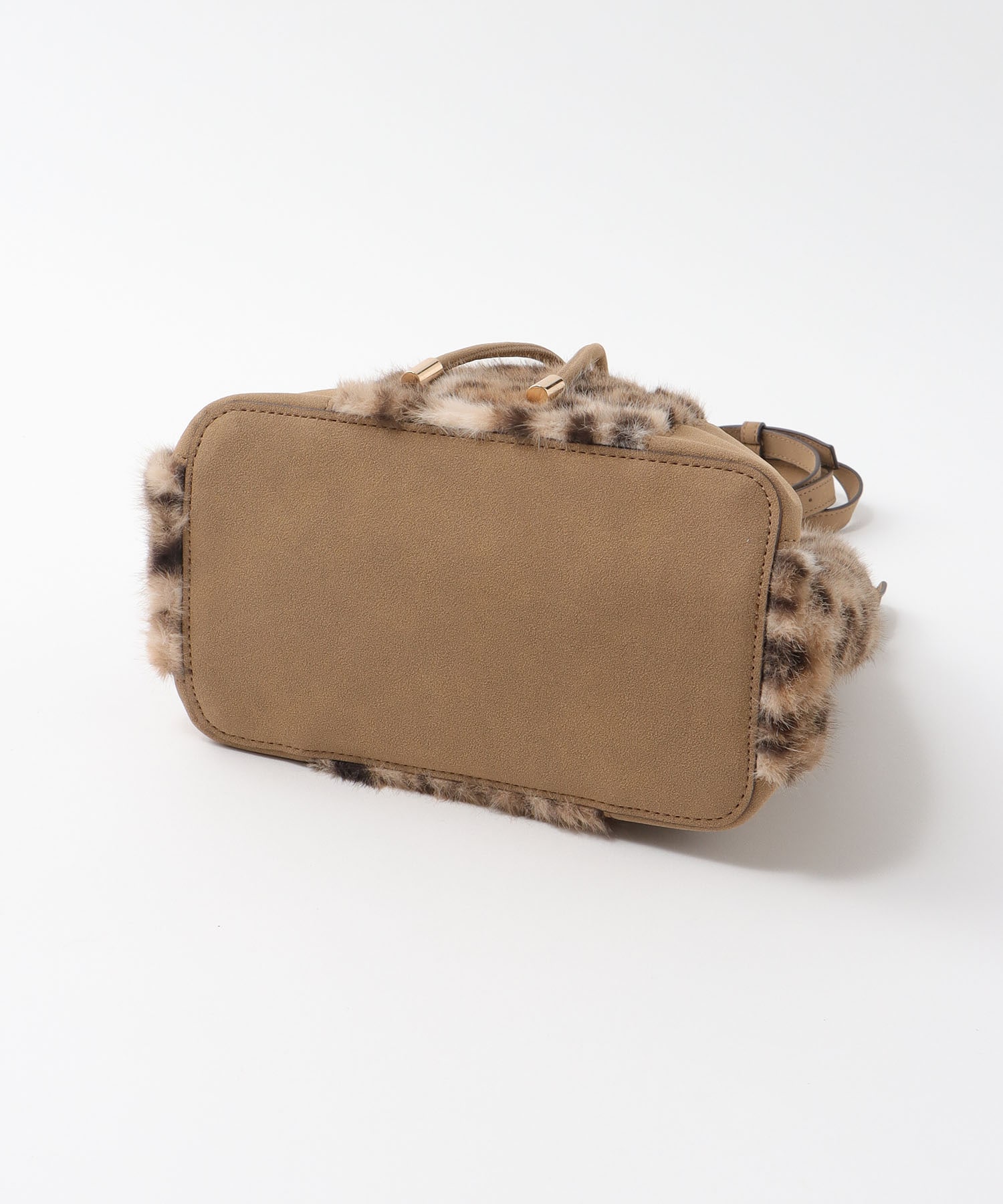 【WEB限定先行予約】ファー×ＰＵ2Way巾着ショルダーバッグ