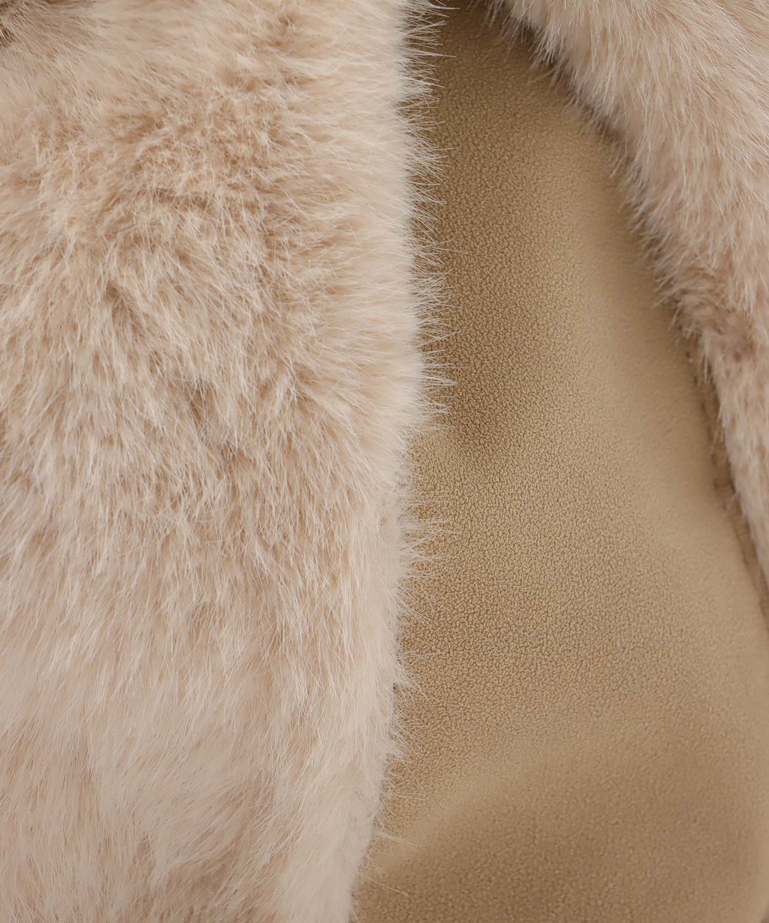 【WEB限定先行予約】ファー×ＰＵ2Way巾着ショルダーバッグ