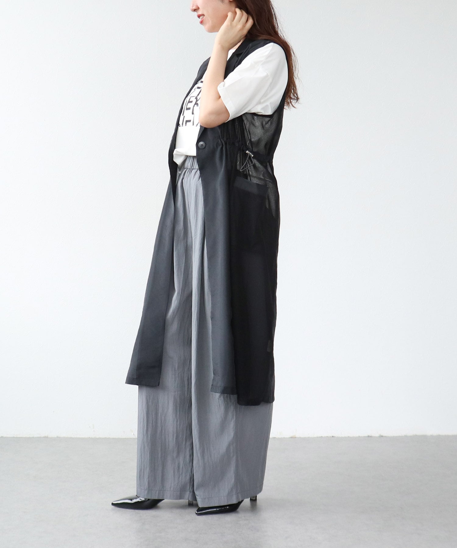 メッシュ切替ドロストロングジレ