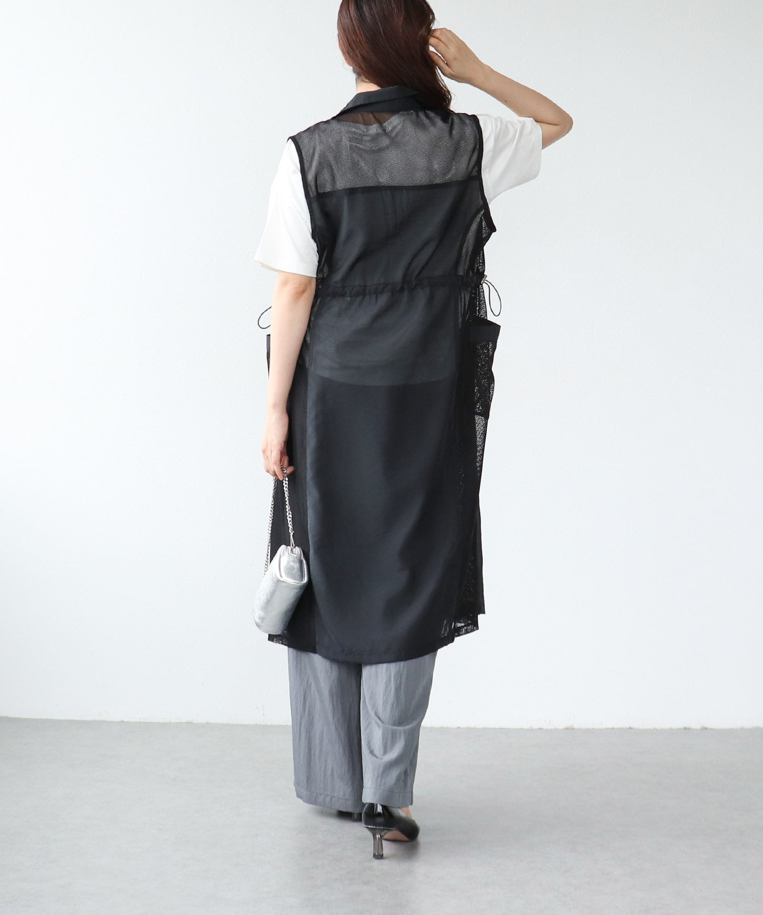メッシュ切替ドロストロングジレ