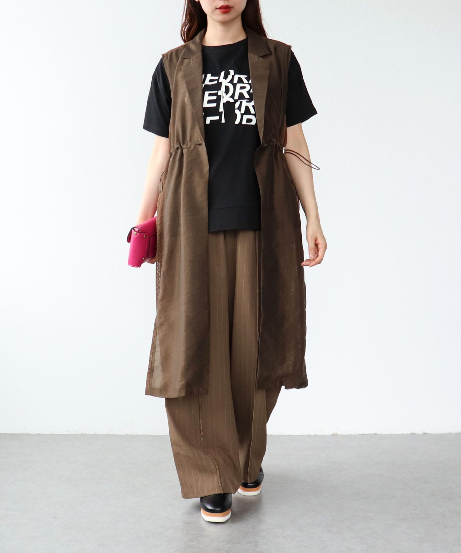 メッシュ切替ドロストロングジレ