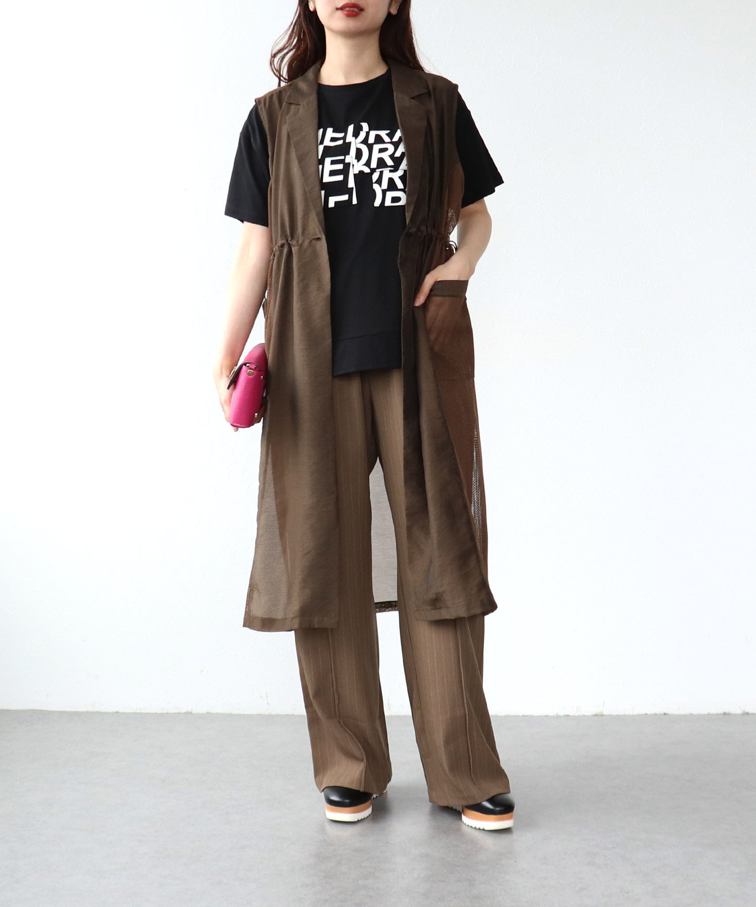 メッシュ切替ドロストロングジレ
