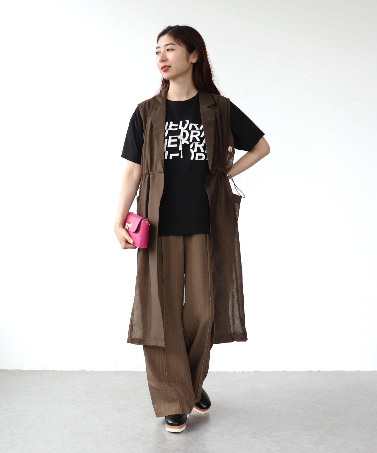 メッシュ切替ドロストロングジレ
