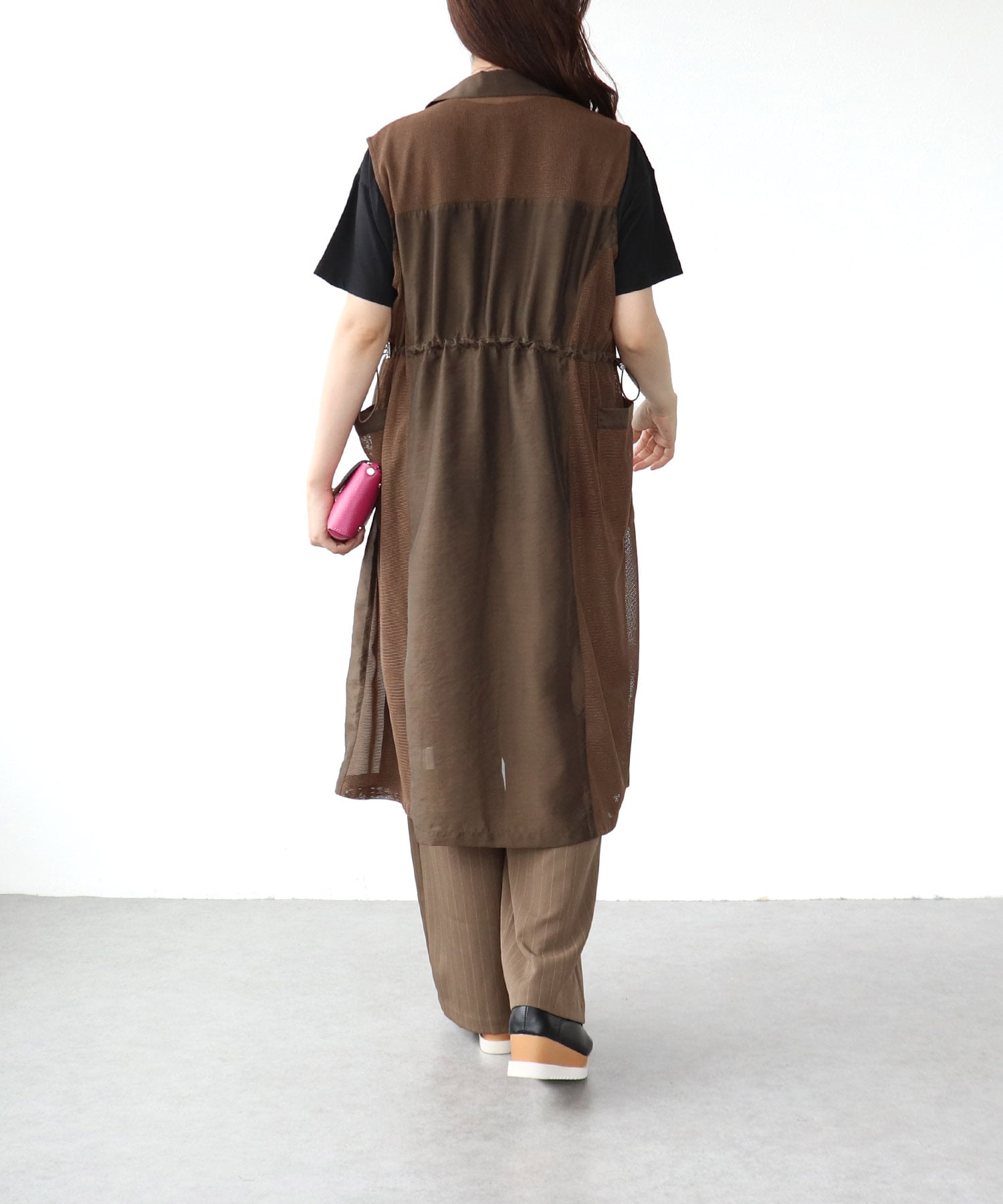 メッシュ切替ドロストロングジレ
