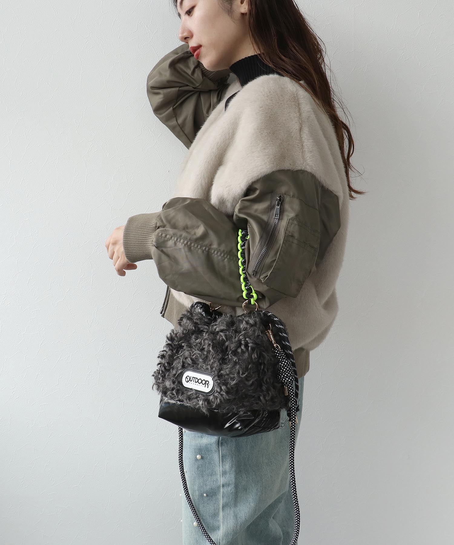 WEB限定先行販売【RISLEY×OUTDOOR PRODUCTS】 リバーシブルショルダーバッグ