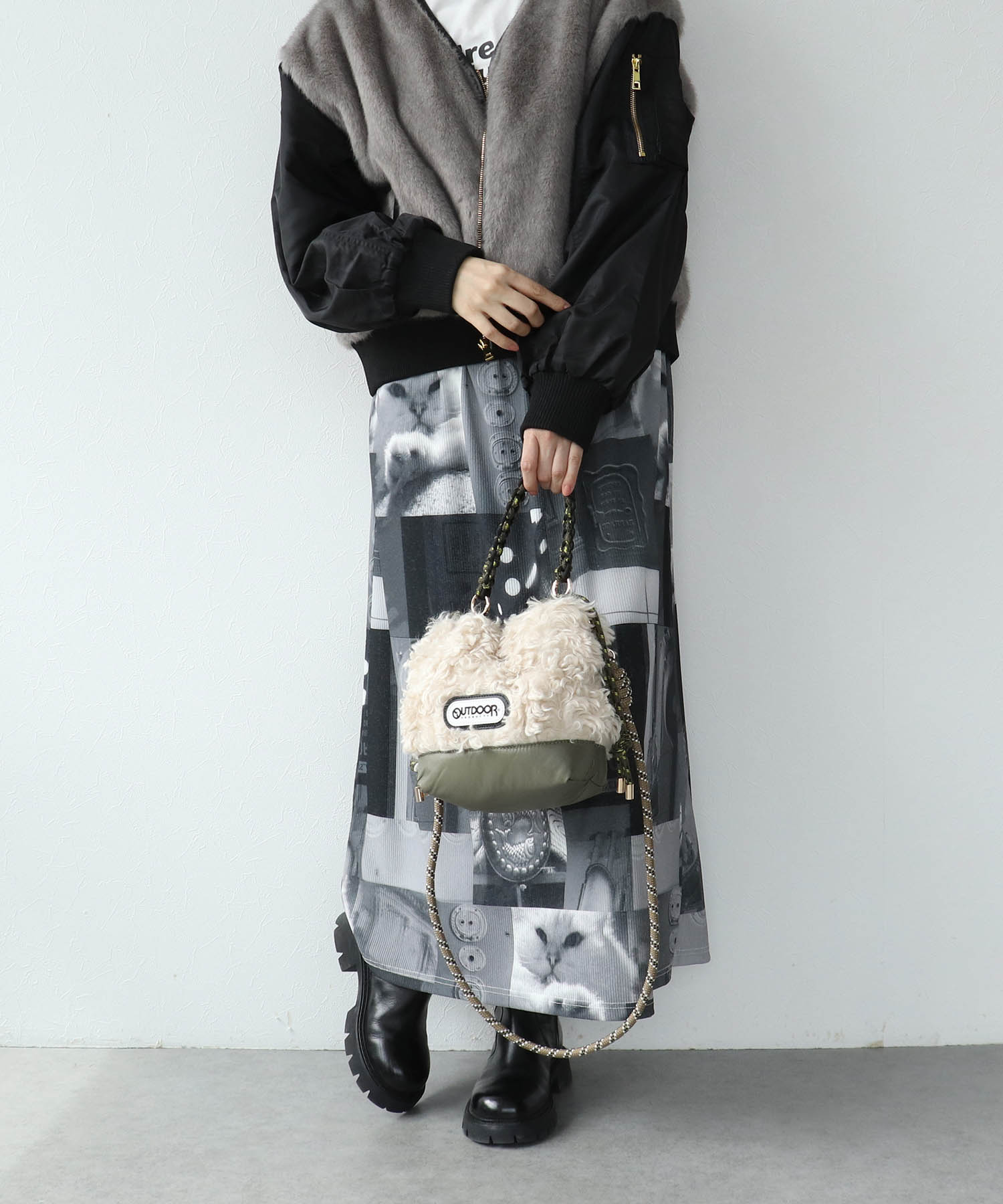 WEB限定先行販売【RISLEY×OUTDOOR PRODUCTS】 リバーシブルショルダーバッグ
