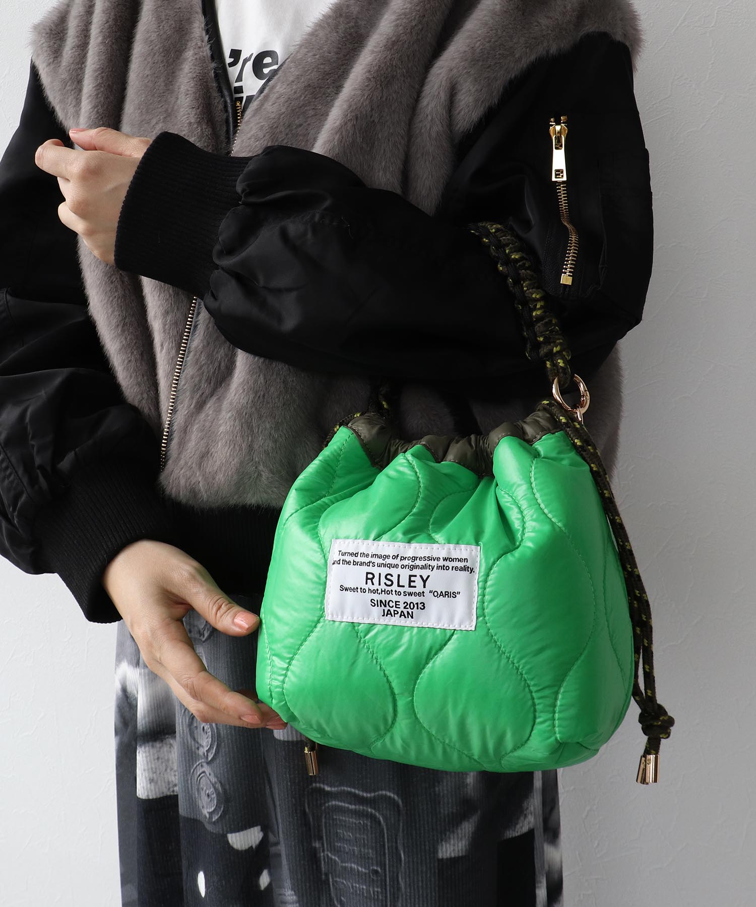 WEB限定先行販売【RISLEY×OUTDOOR PRODUCTS】 リバーシブルショルダーバッグ
