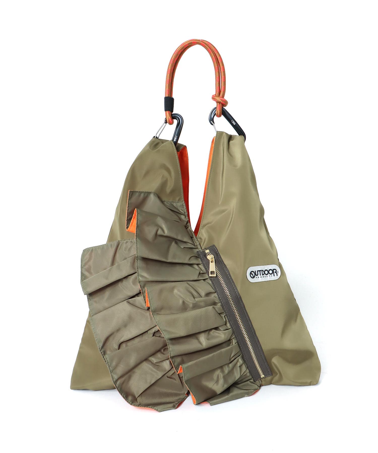 【RISLEY×OUTDOOER PRODUCTS】ティアードフリルバッグ