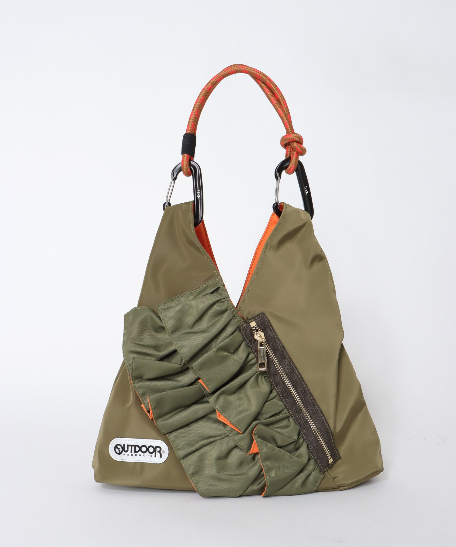 ≪BLACK予約開始≫【RISLEY×OUTDOOR PRODUCTS】miniトライアングルフリルバッグ
