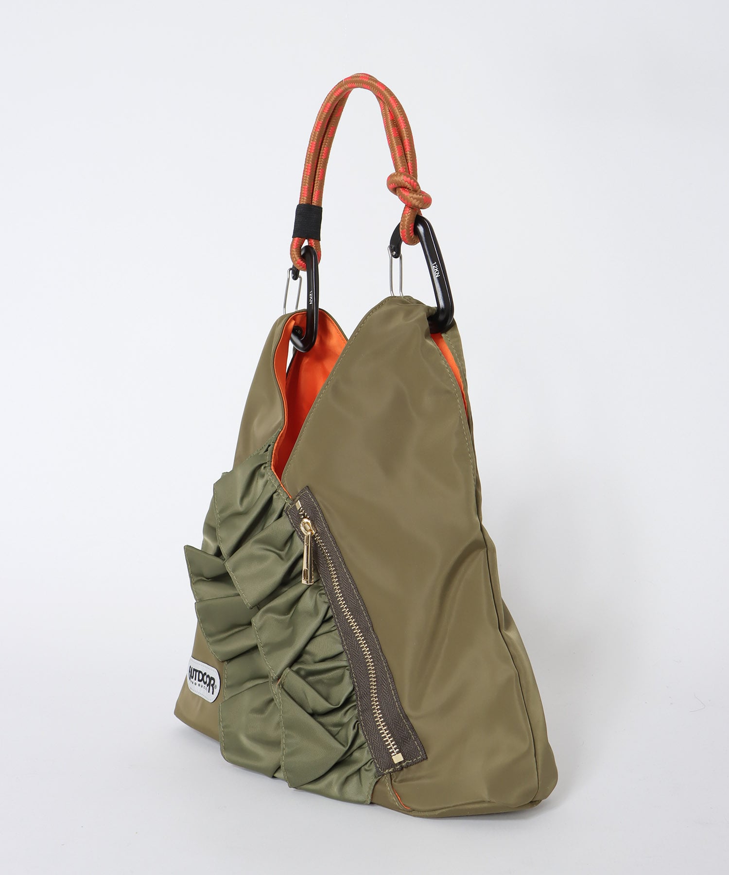 ≪BLACK予約開始≫【RISLEY×OUTDOOR PRODUCTS】miniトライアングルフリルバッグ