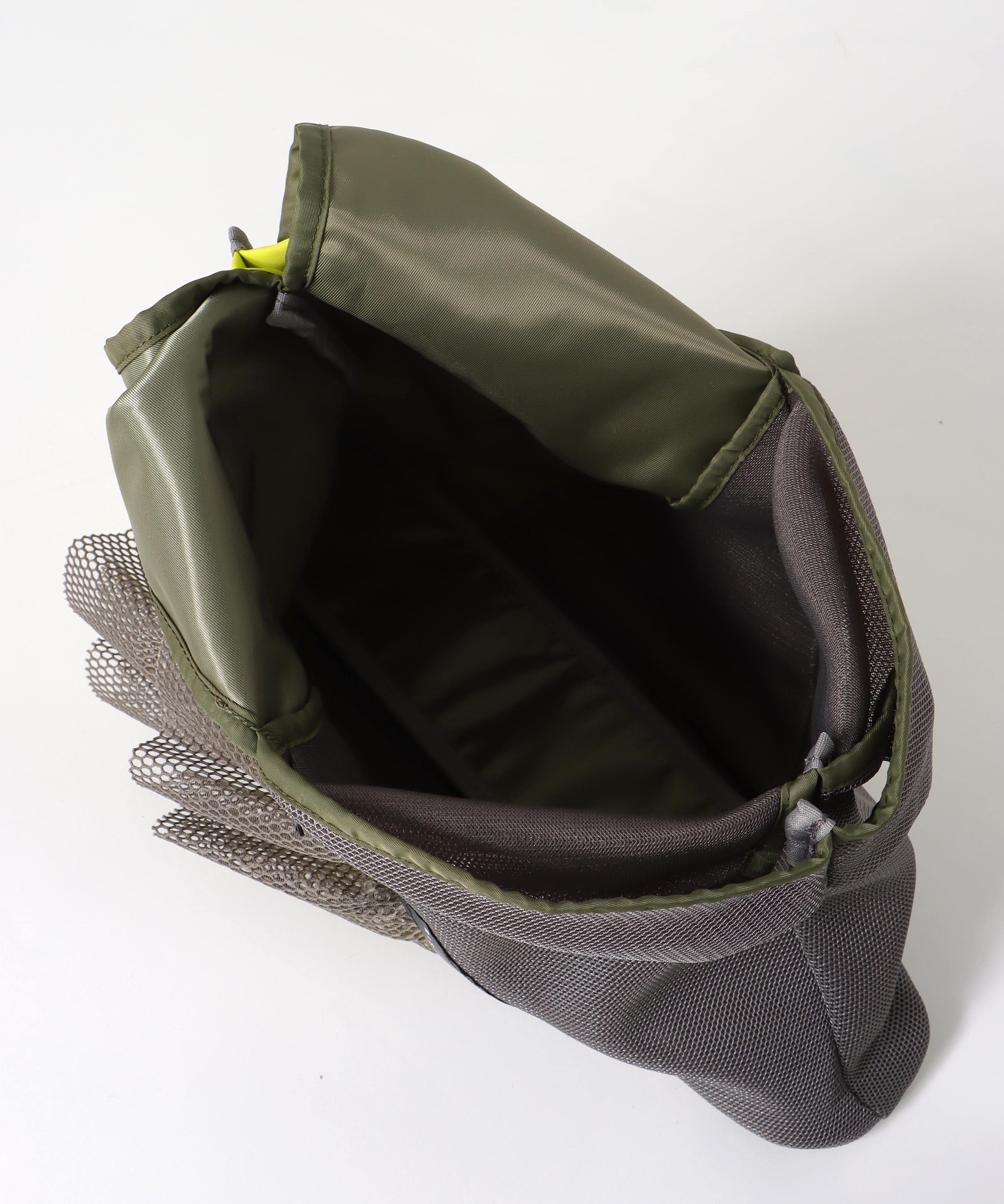 【RISLEY×OUTDOOR PRODUCTS】トライアングルフリルメッシュバッグ