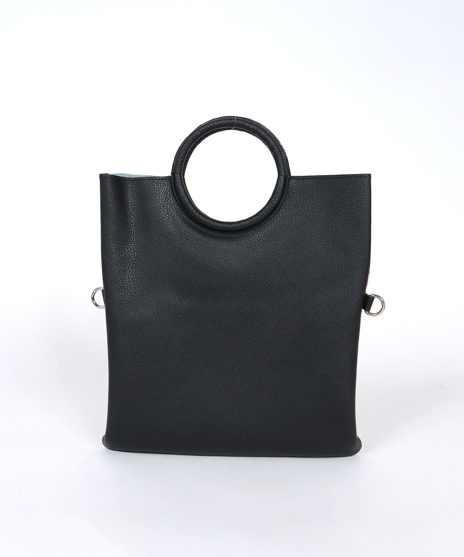 【MILLERA FIRENZE】牛床革×ハラコ丸手BAG